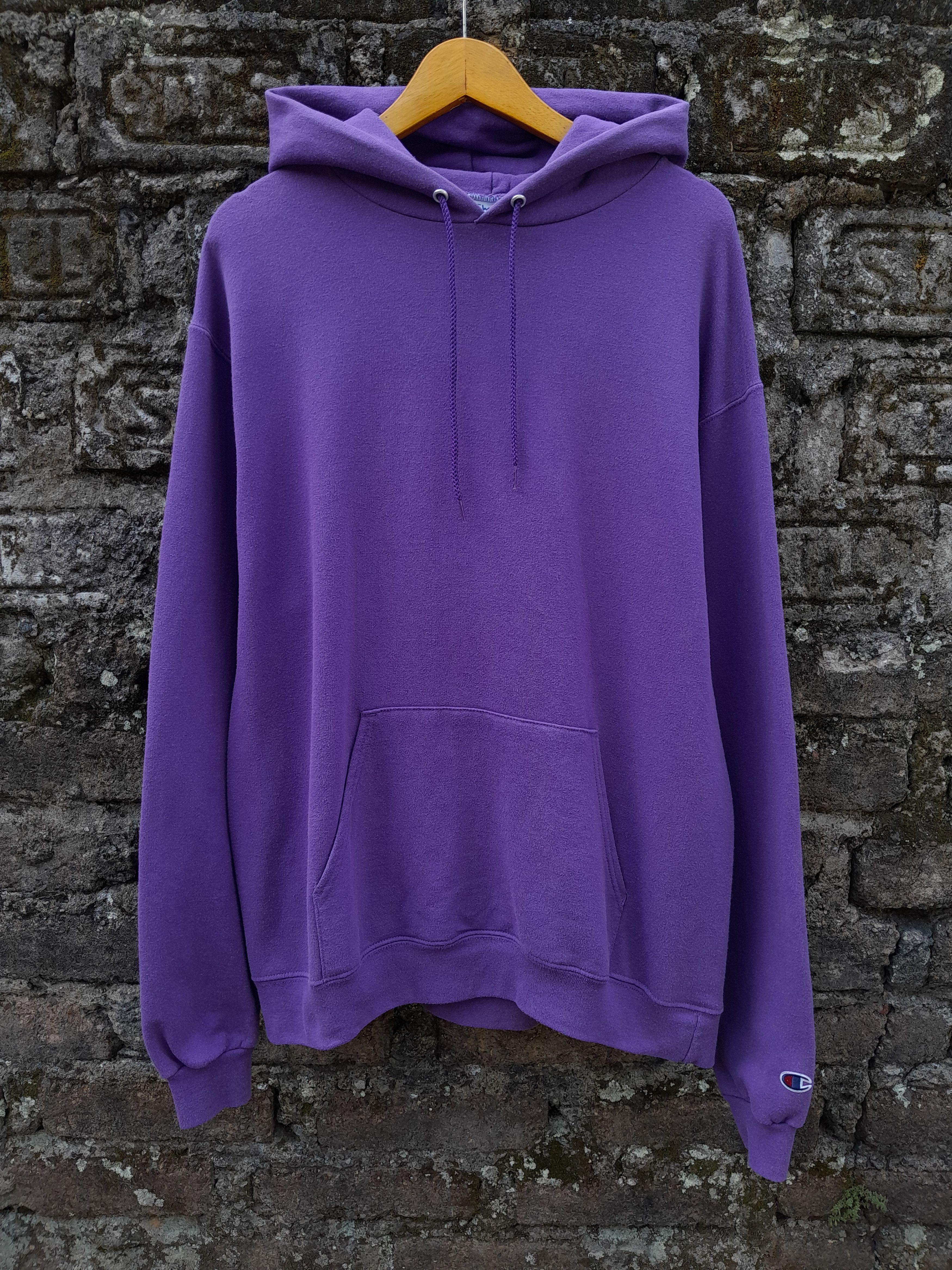 Champion Vintage 00s Champion purple hoodie rap tees style kanye west Size US L / EU 52-54 / 3 - 5 Thumbnail