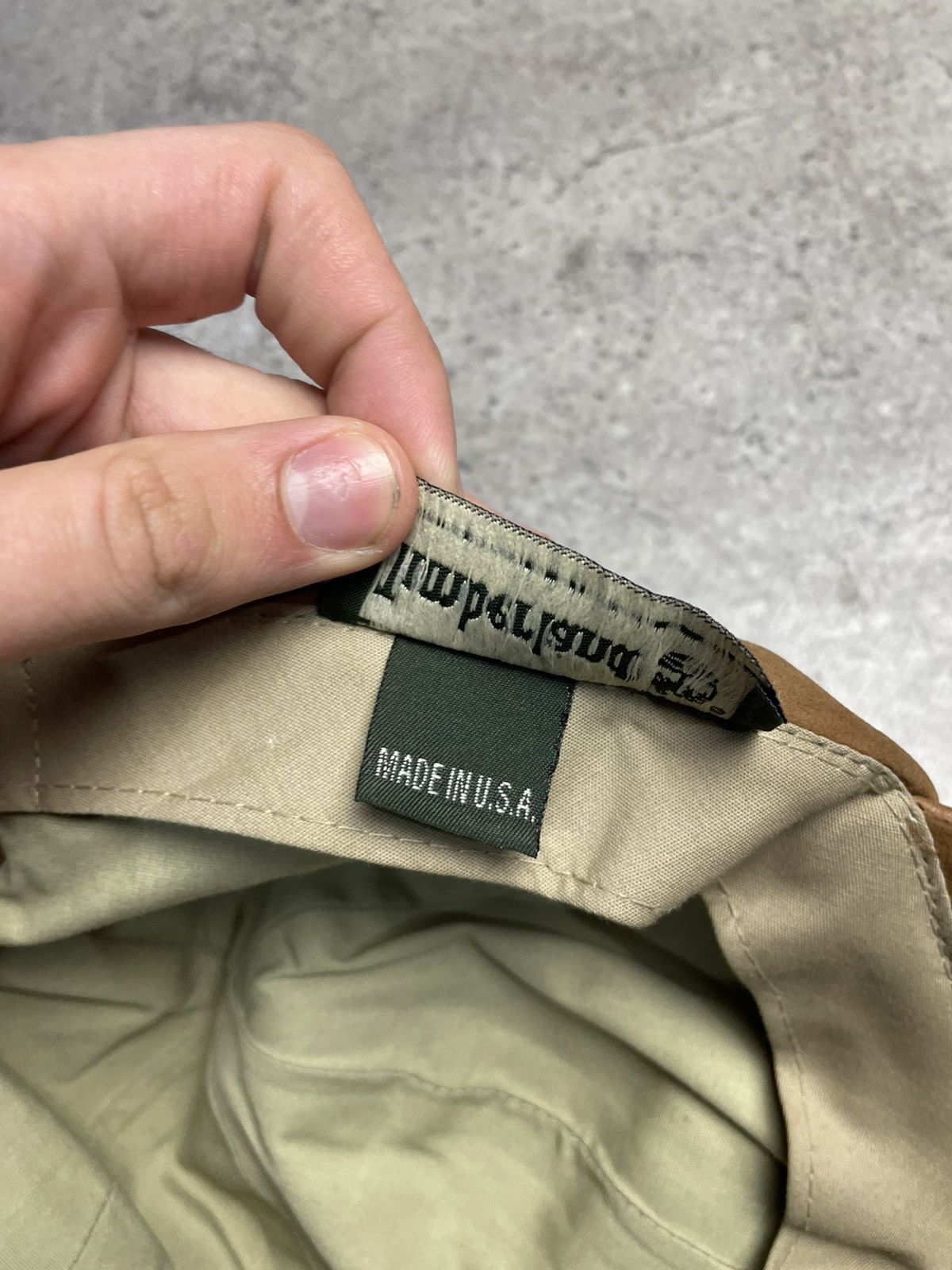 Timberland 🔥 Y2K Goretex Timberland USA Vintage Leather Cap Hat Size ONE SIZE - 9 Thumbnail