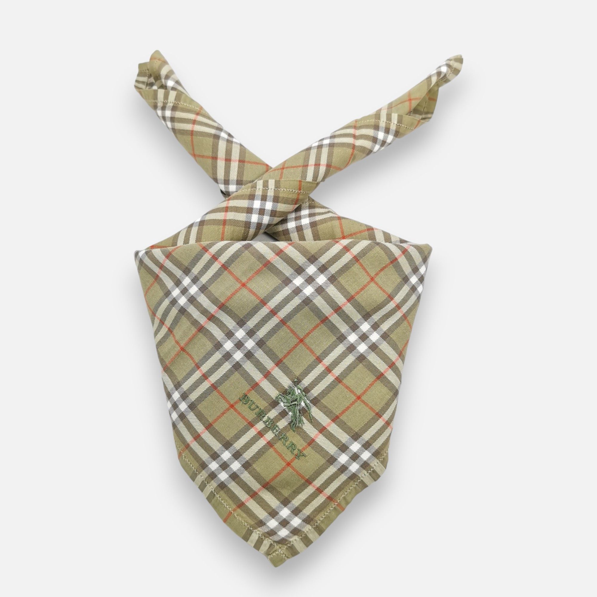 Burberry Vintage Burberry Handkerchief Pocket Square Bandana Size ONE SIZE - 1 Thumbnail