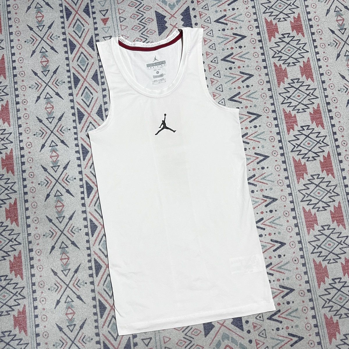 Jordan Brand × Nike × Nike ACG Nike Air Jordan Tight Fit Fitness Singlet Size US M / EU 48-50 / 2 - 1 Thumbnail