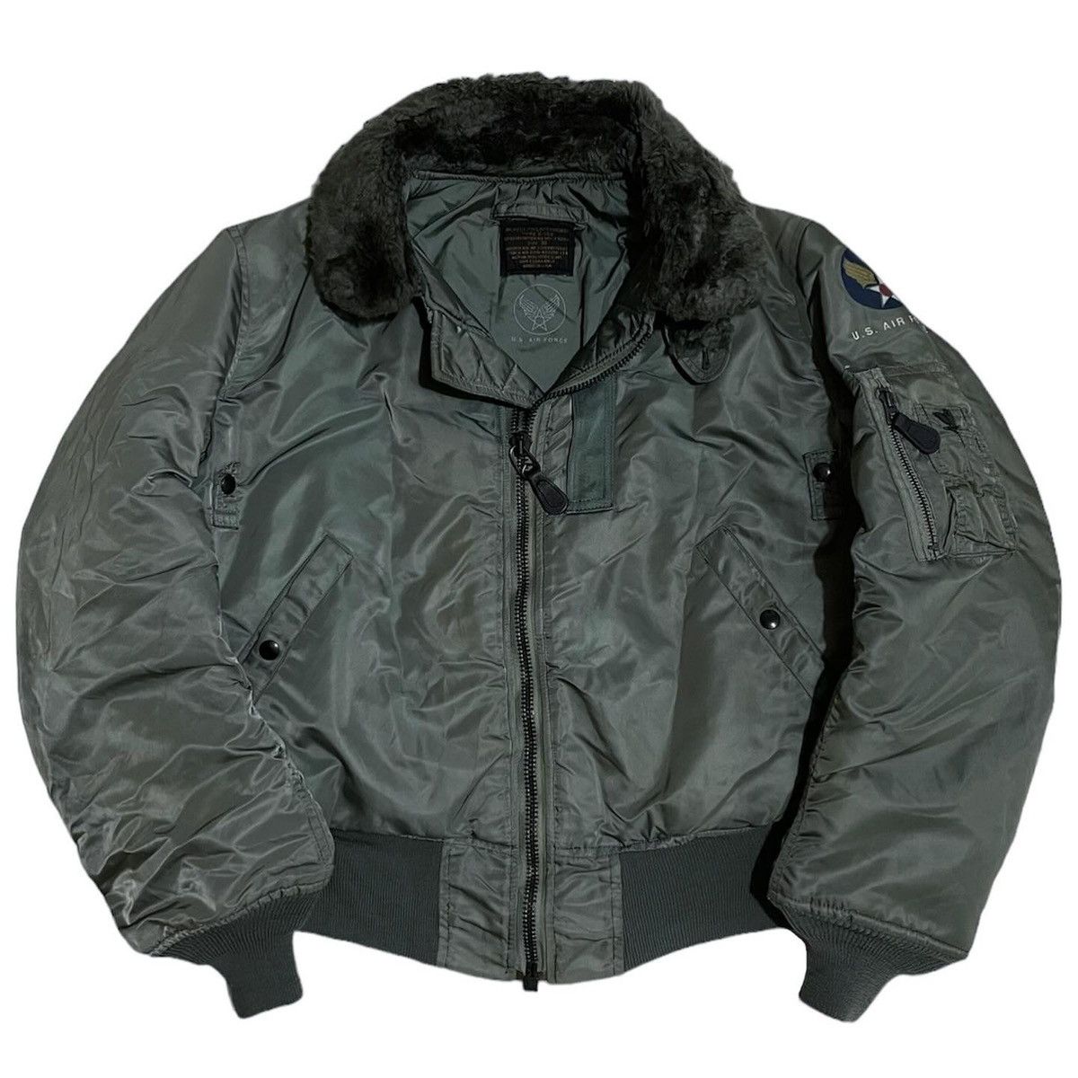 Alpha Industries Vintage Alpha Industries B-15D USAF Flight Jacket Size US M / EU 48-50 / 2 - 3 Thumbnail