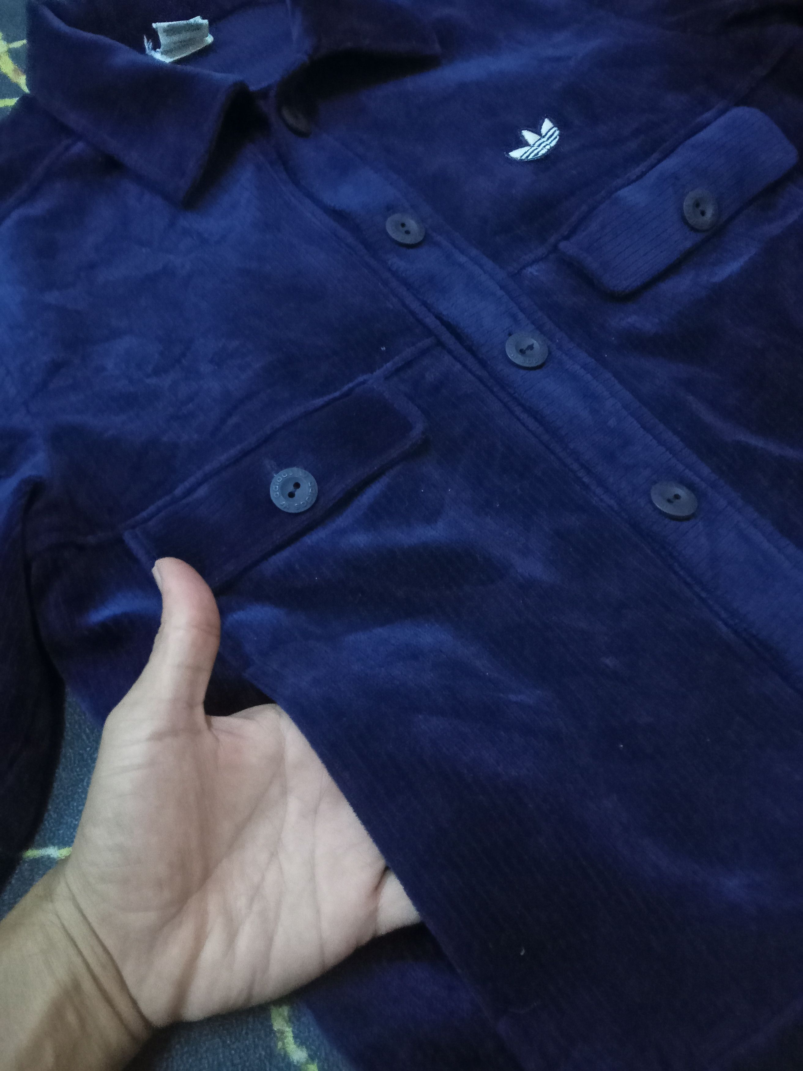 Adidas 80s Adidas Corduroy Velvet Rare Jacket Size US L / EU 52-54 / 3 - 9 Thumbnail