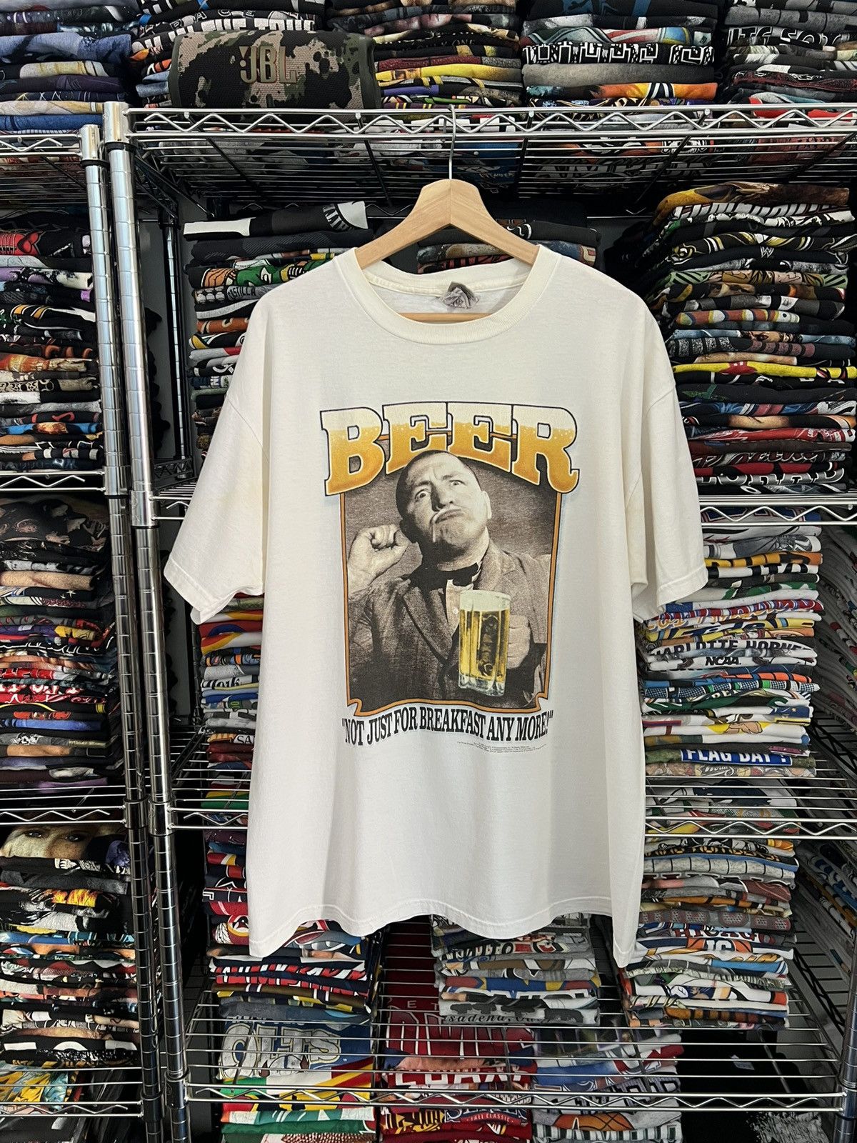 Vintage 1998 The Three Stooges Promo Movie Tee Size US XL / EU 56 / 4 - 1 Thumbnail
