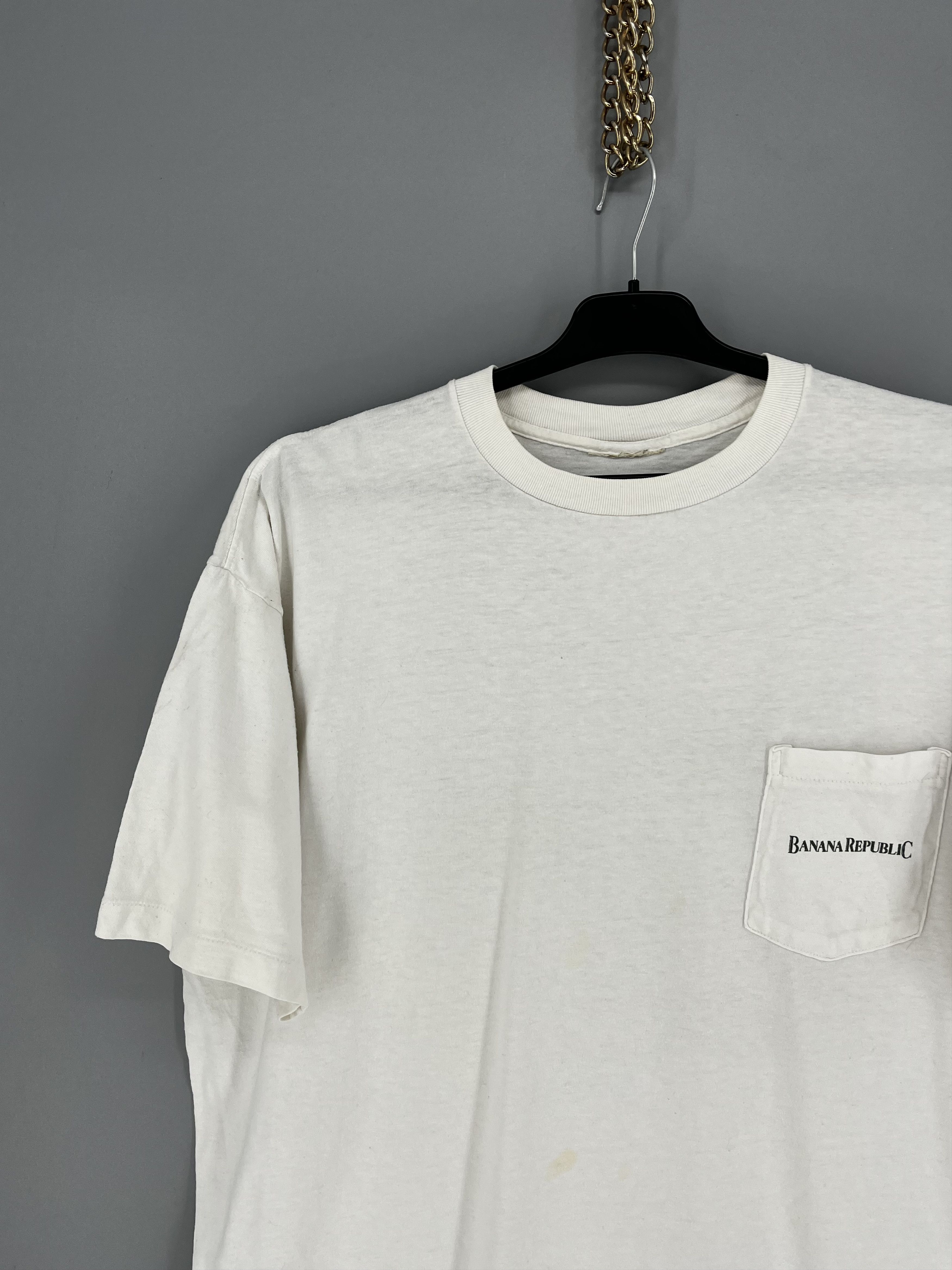 Banana Republic Vintage 1990s Banana Republic Safari Travel Graphic T-shirt Size US XL / EU 56 / 4 - 5 Thumbnail