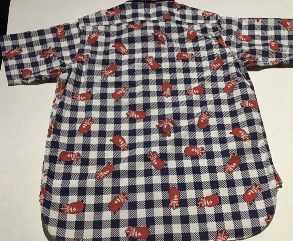 Bape Bape logo button up shirt Size US M / EU 48-50 / 2 - 2 Thumbnail