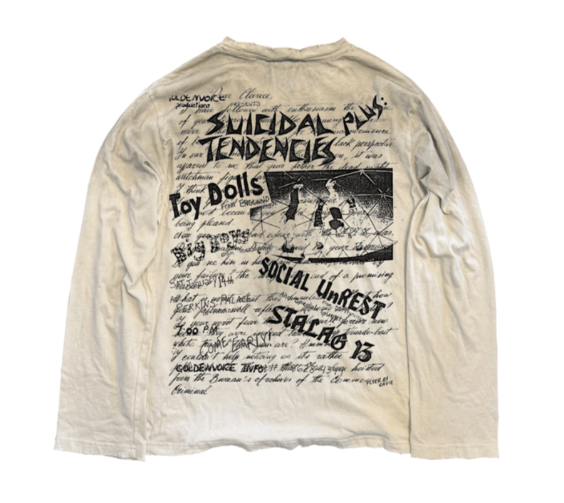 Japanese Brand Summer Destroyed Dirty T Shirt Size US S / EU 44-46 / 1 - 2 Thumbnail