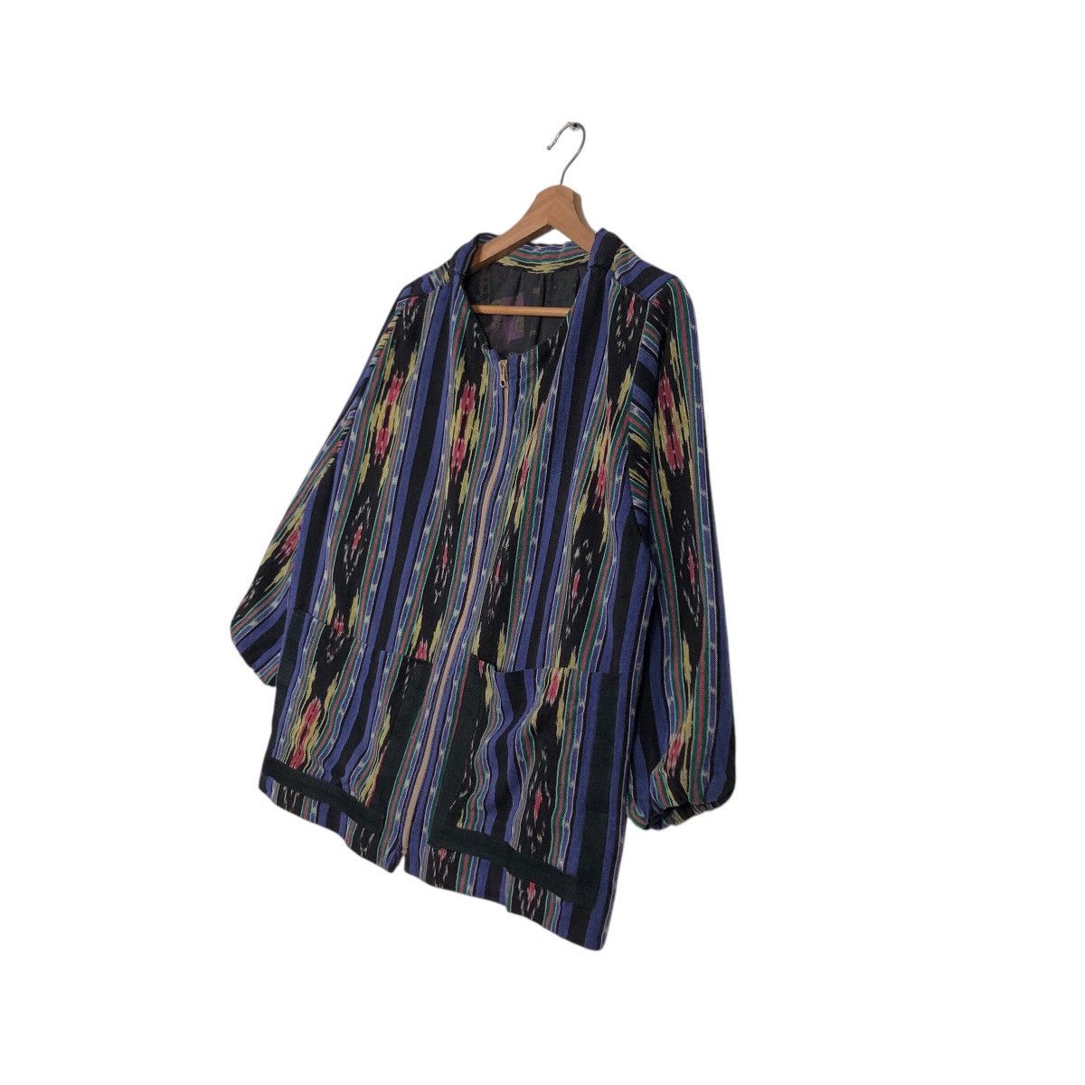 Japanese Brand Vintage Zipper Knit Zipper Jacket Unknown Brand Coogi Style Size US M / EU 48-50 / 2 - 3 Thumbnail