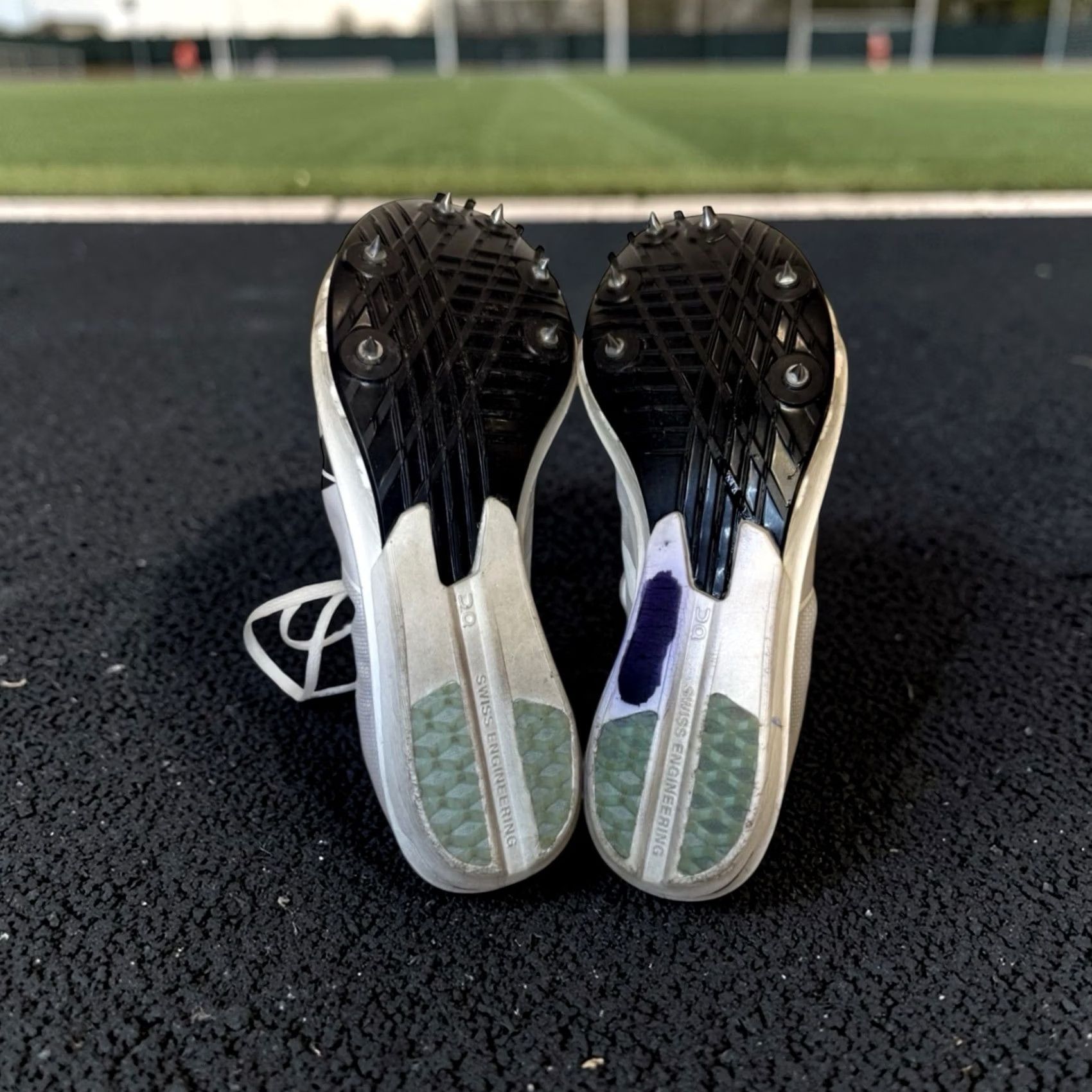 Vintage On Cloudspike 10000m 2 Undyed White Mint Green Distance Track Spikes Mens 7 Size US 7 / EU 40 - 7 Thumbnail