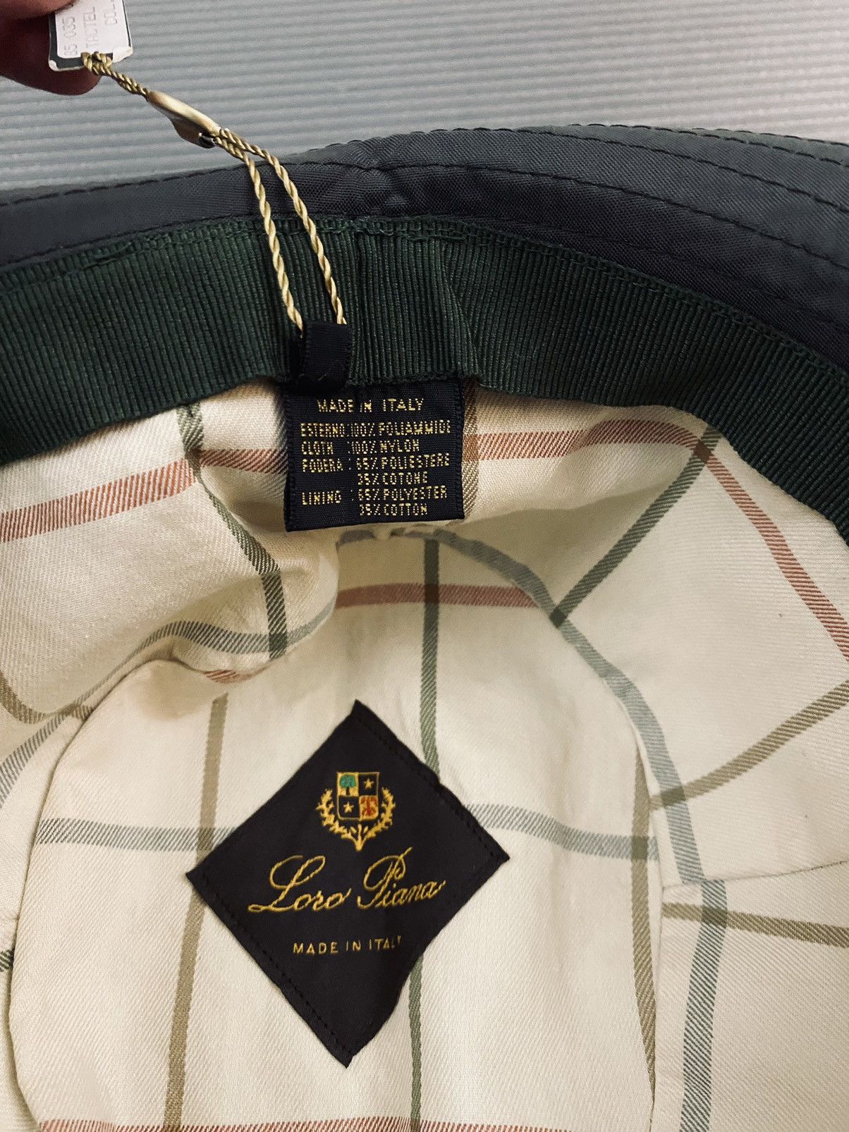 Loro Piana Loro Piana 🇮🇹 Lichen green stormsystem bucket hat unisex NEW Size ONE SIZE - 9 Thumbnail