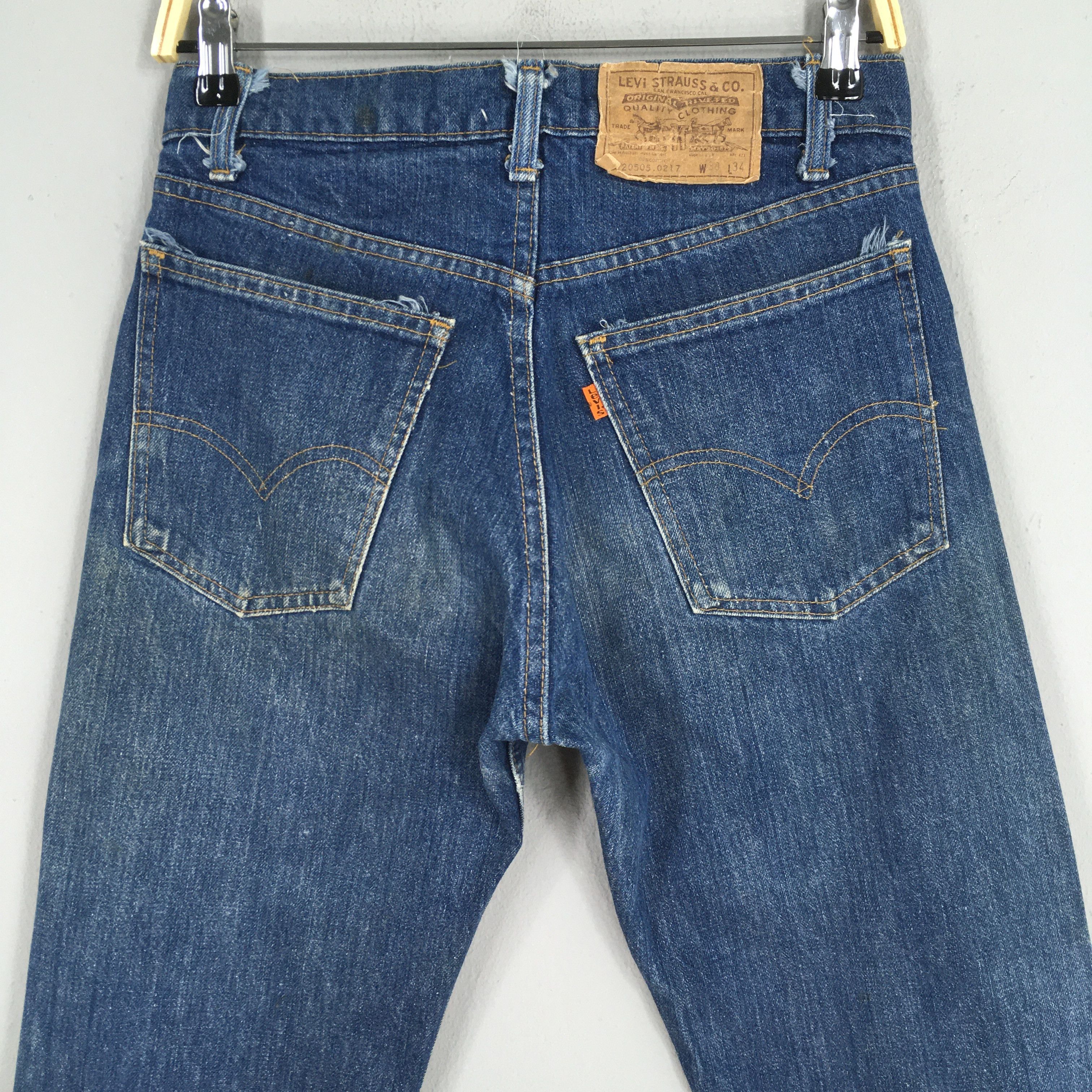 Levi's Size 28x32 Vintage Levi's 505 Stonewashed Blue Jeans S1709 Size US 28 / EU 44 - 9 Thumbnail