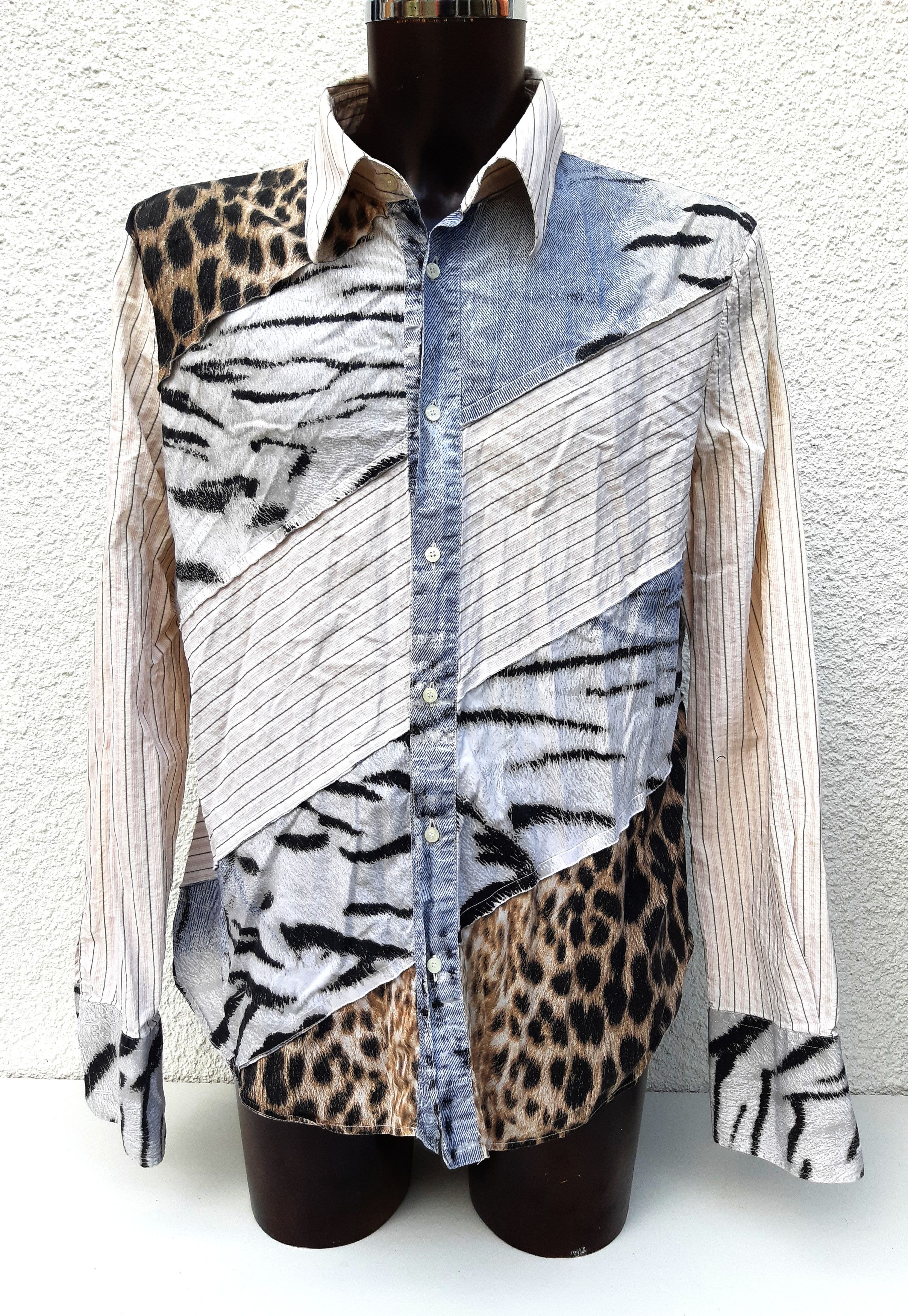 Roberto Cavalli ROBERTO CAVALLI Just Cavalli Italy Shirt size 56 Size US XL / EU 56 / 4 - 2 Thumbnail
