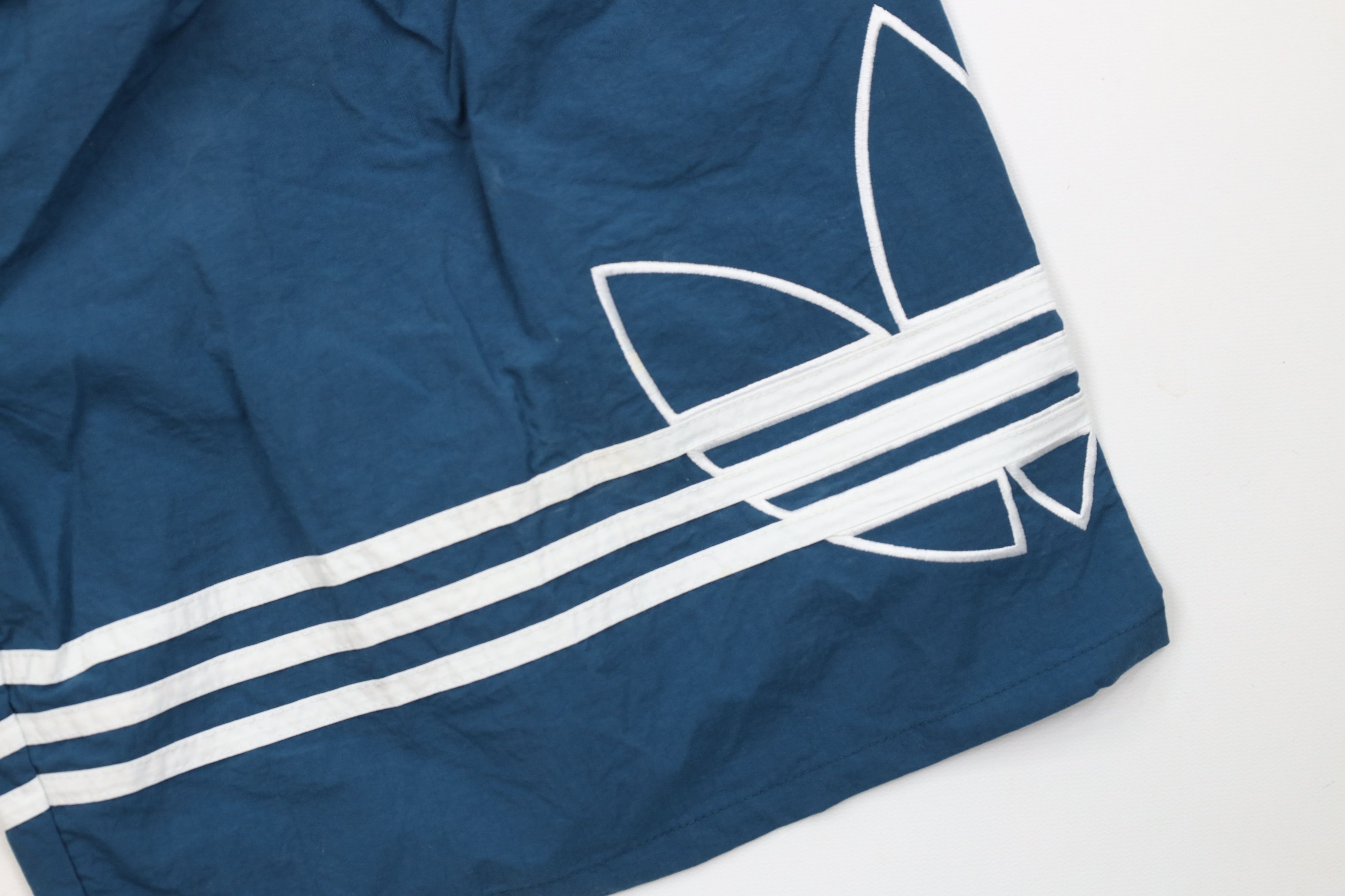 Adidas Deadstock Vintage 90s Adidas Jogging Soccer Shorts Teal Size US 34 / EU 50 - 6 Thumbnail