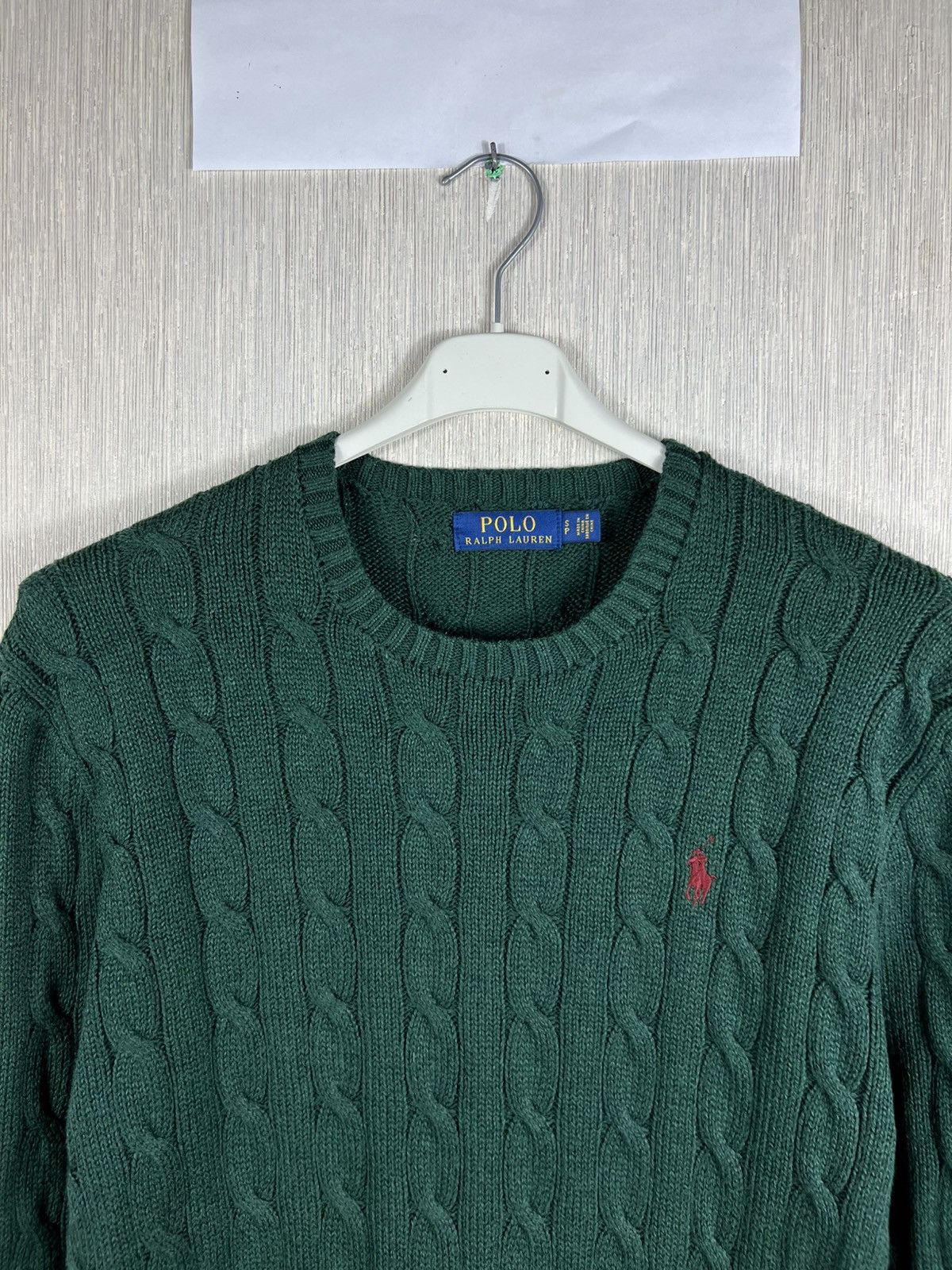 Polo Ralph Lauren Polo Ralph Lauren cable knit cotton old money sweater braid Size US S / EU 44-46 / 1 - 5 Thumbnail