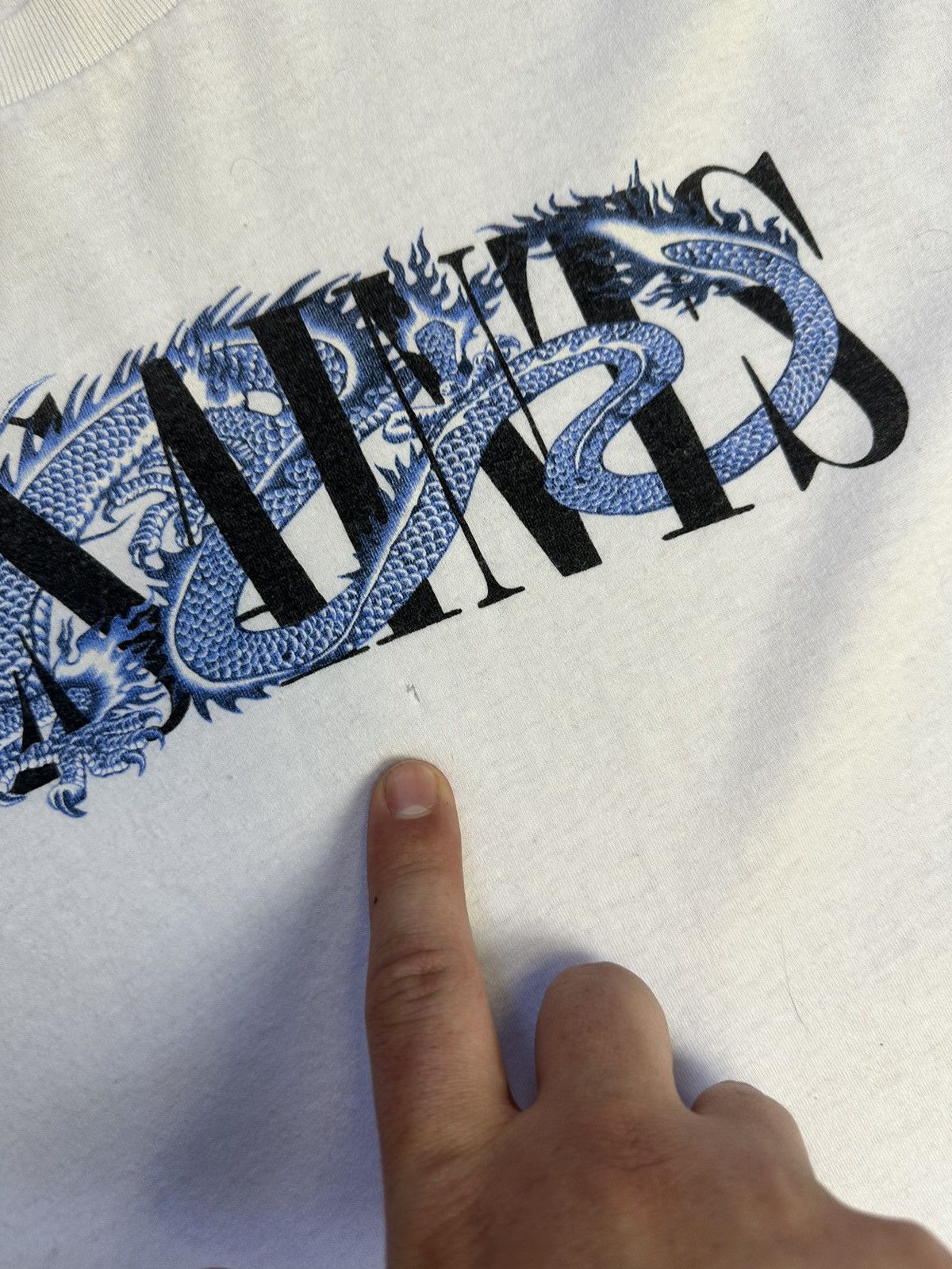 Other Men’s distressed allsaints dragon overprint logo tee Size US XL / EU 56 / 4 - 11 Thumbnail