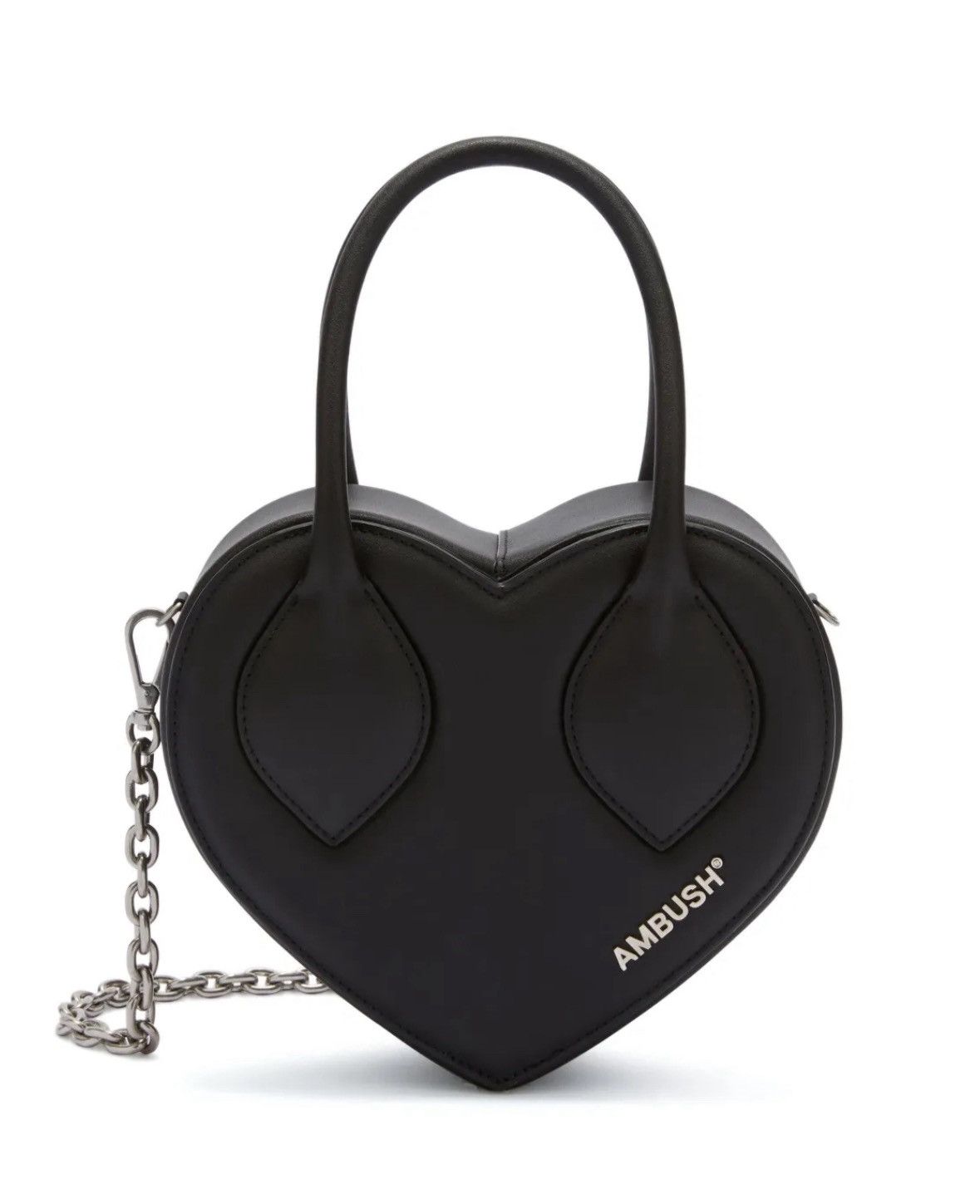 Ambush Design Ambush heart shoulder bag Italy new with tags black silver Size ONE SIZE - 1 Thumbnail