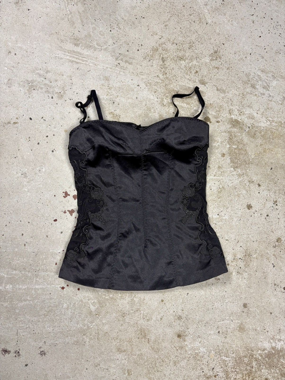 Dolce & Gabbana Vintage 2000s Dolce & Gabbana Corset Lace Trims with Bra Size S / US 4 / IT 40 - 1 Thumbnail