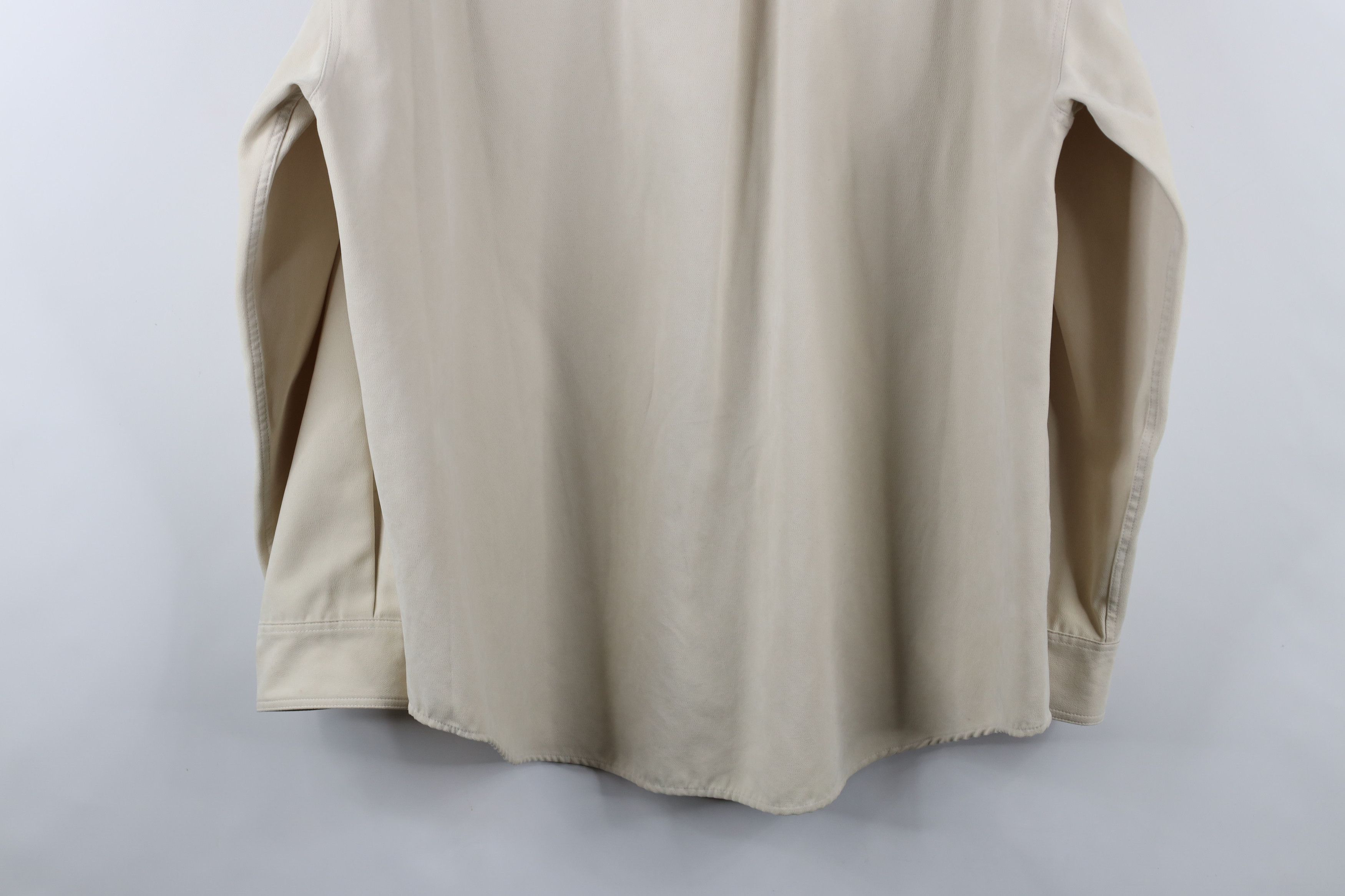 Vintage Vintage 90s Streetwear Microfiber Collared Button Shirt Size US XL / EU 56 / 4 - 14 Thumbnail