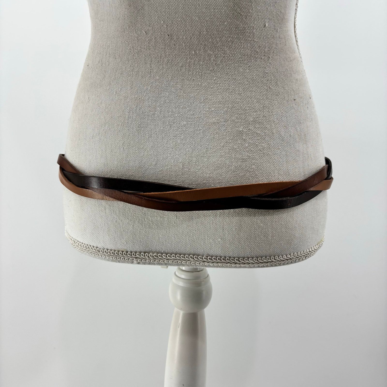 Other Women's Belt Size M/L Multi Shades Brawn Fashion Braided Size ONE SIZE - 3 Thumbnail