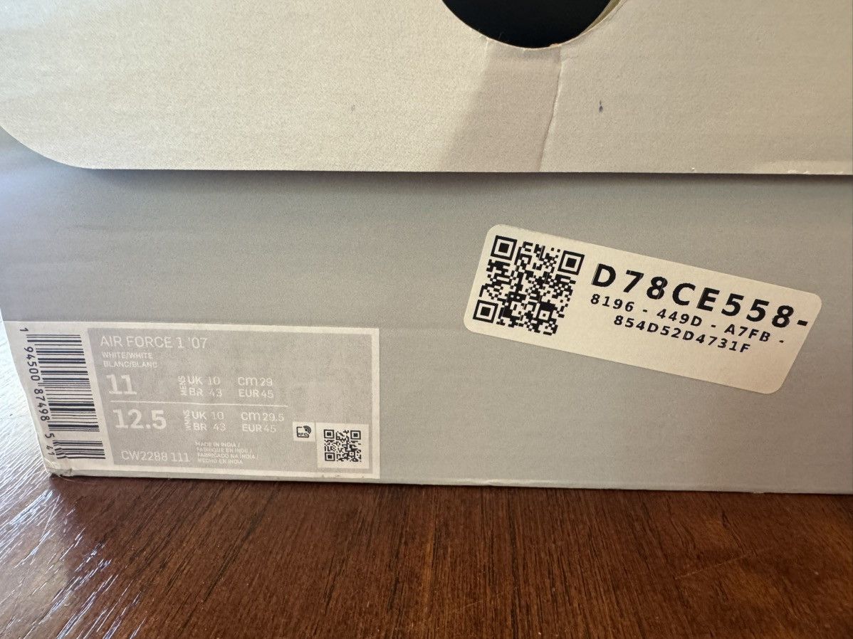 Nike × Travis Scott Nike Air Force 1 Low Cactus Jack Utopia Edition Size US 11 / EU 44 - 7 Thumbnail