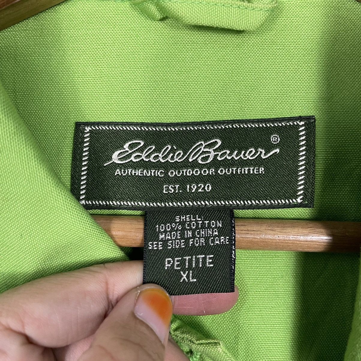 Eddie Bauer Eddie Bauer Green Cotton Jacket Size L / US 10 / IT 46 - 14 Thumbnail