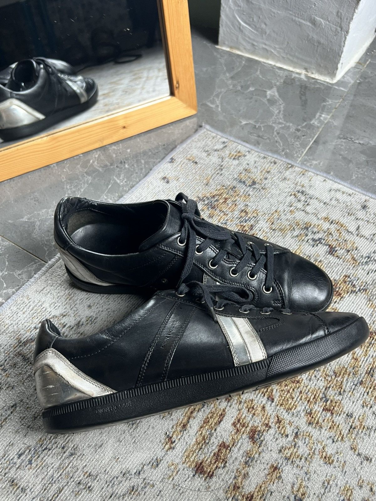 Dior Dior Homme KVA Leather Sneakers Size US 8 / EU 41 - 1 Thumbnail