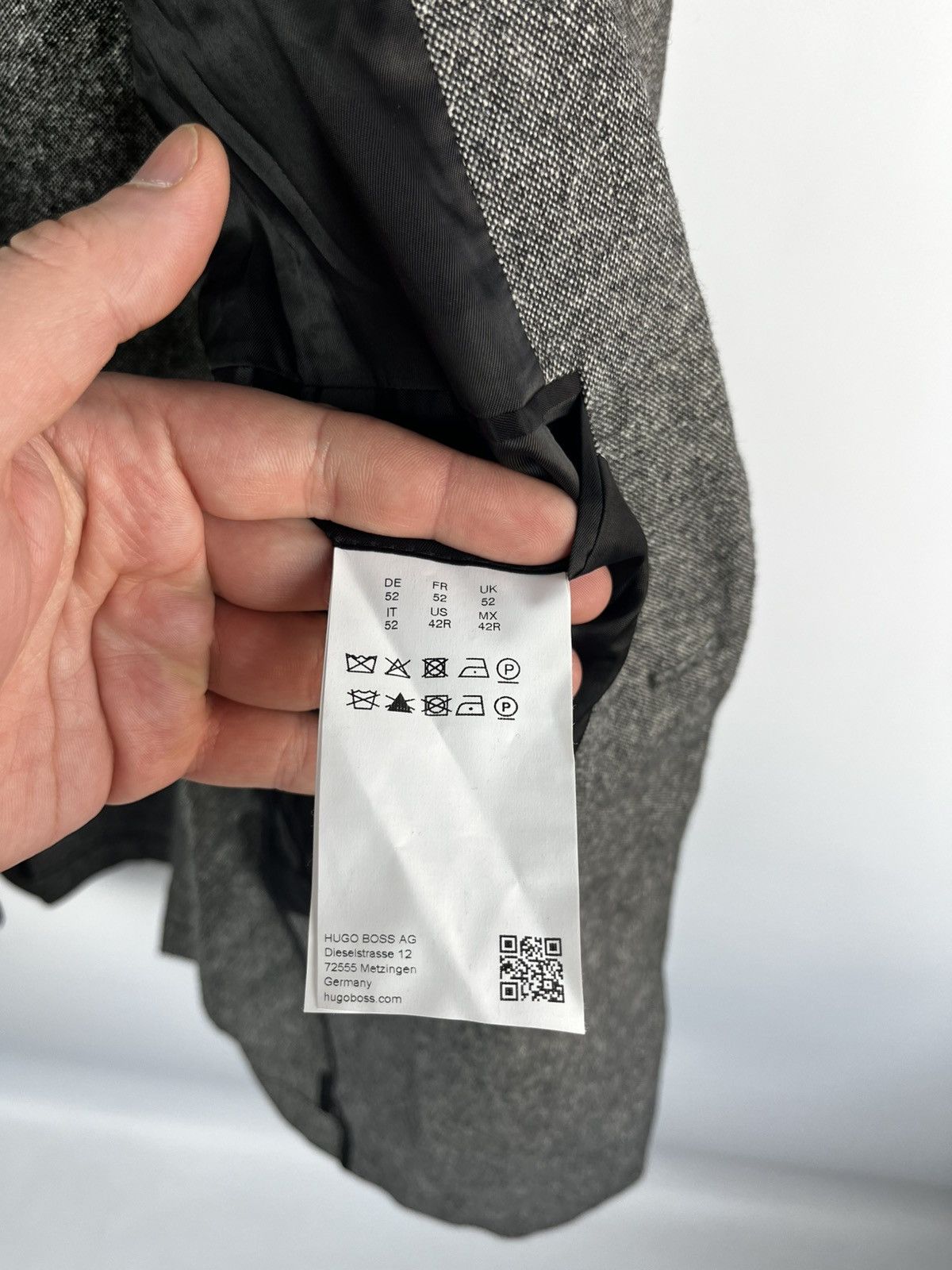 Hugo Boss Hugo Boss mens wool blazer jacket Size US L / EU 52-54 / 3 - 9 Thumbnail