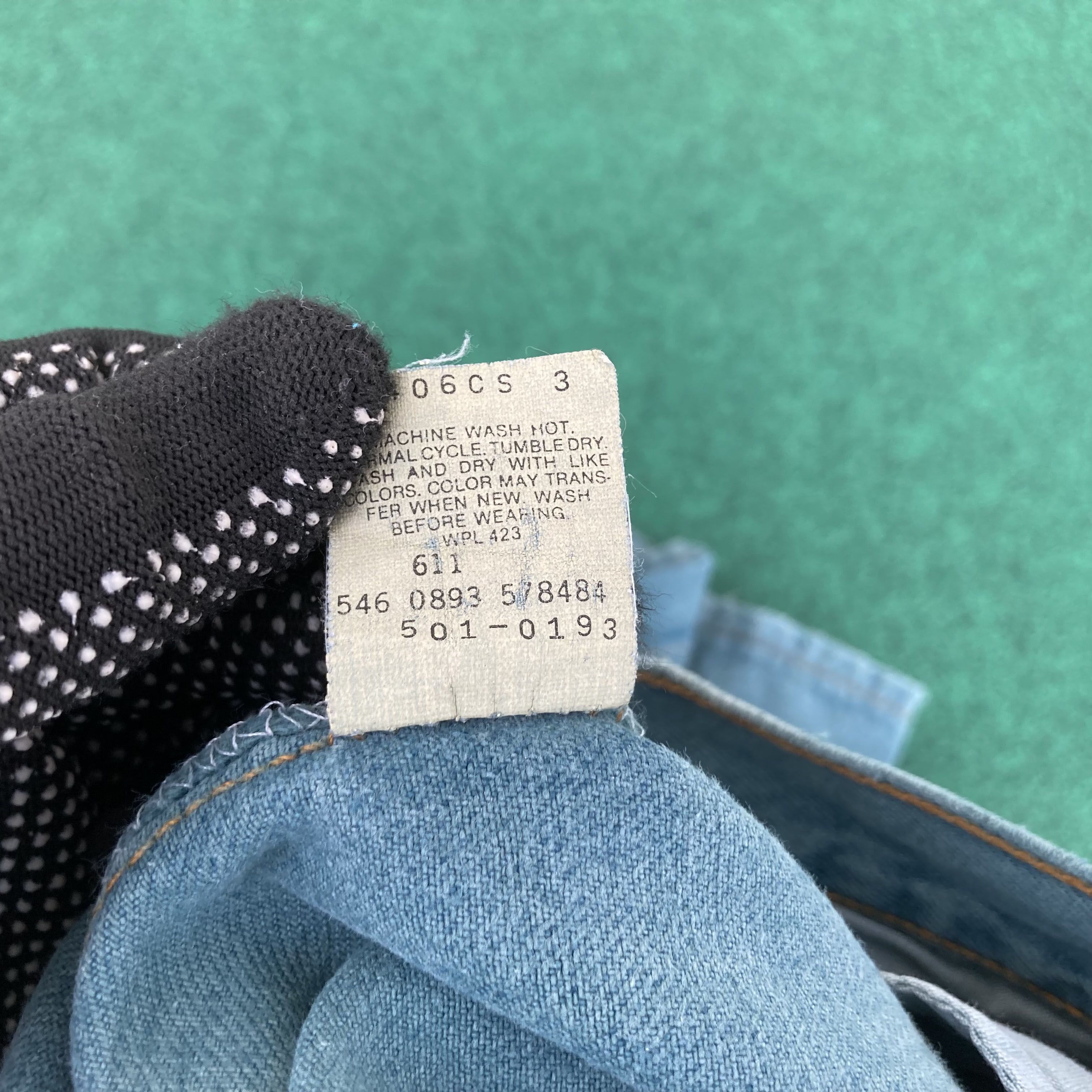 Levi's × Vintage Vtg Levis 501 Faded Sz 29 Punk Grunge Jeans Size US 29 - 6 Thumbnail