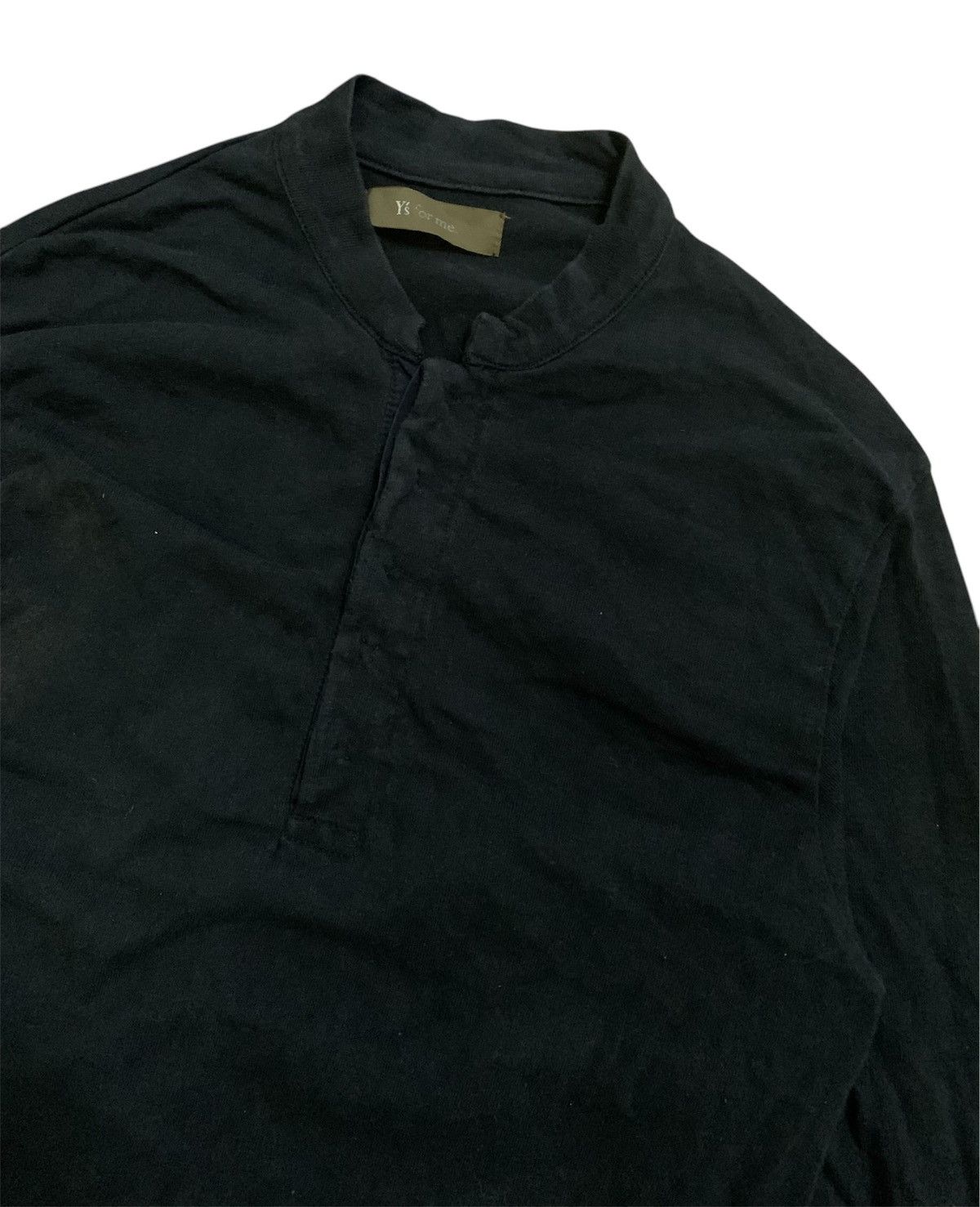 Yohji Yamamoto 💥Final💥Yohji Yamamoto Ys For Men Black Shirt Size US XS / EU 42 / 0 - 7 Thumbnail