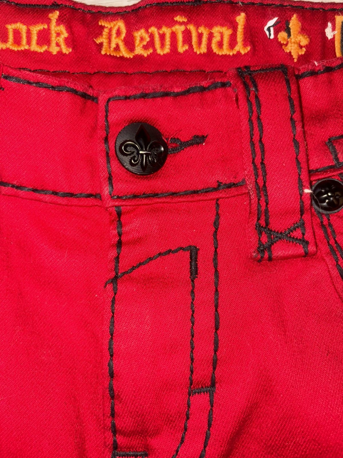 Rock Revival Rock Revival Red Jeans Size US 28 / EU 44 - 5 Thumbnail