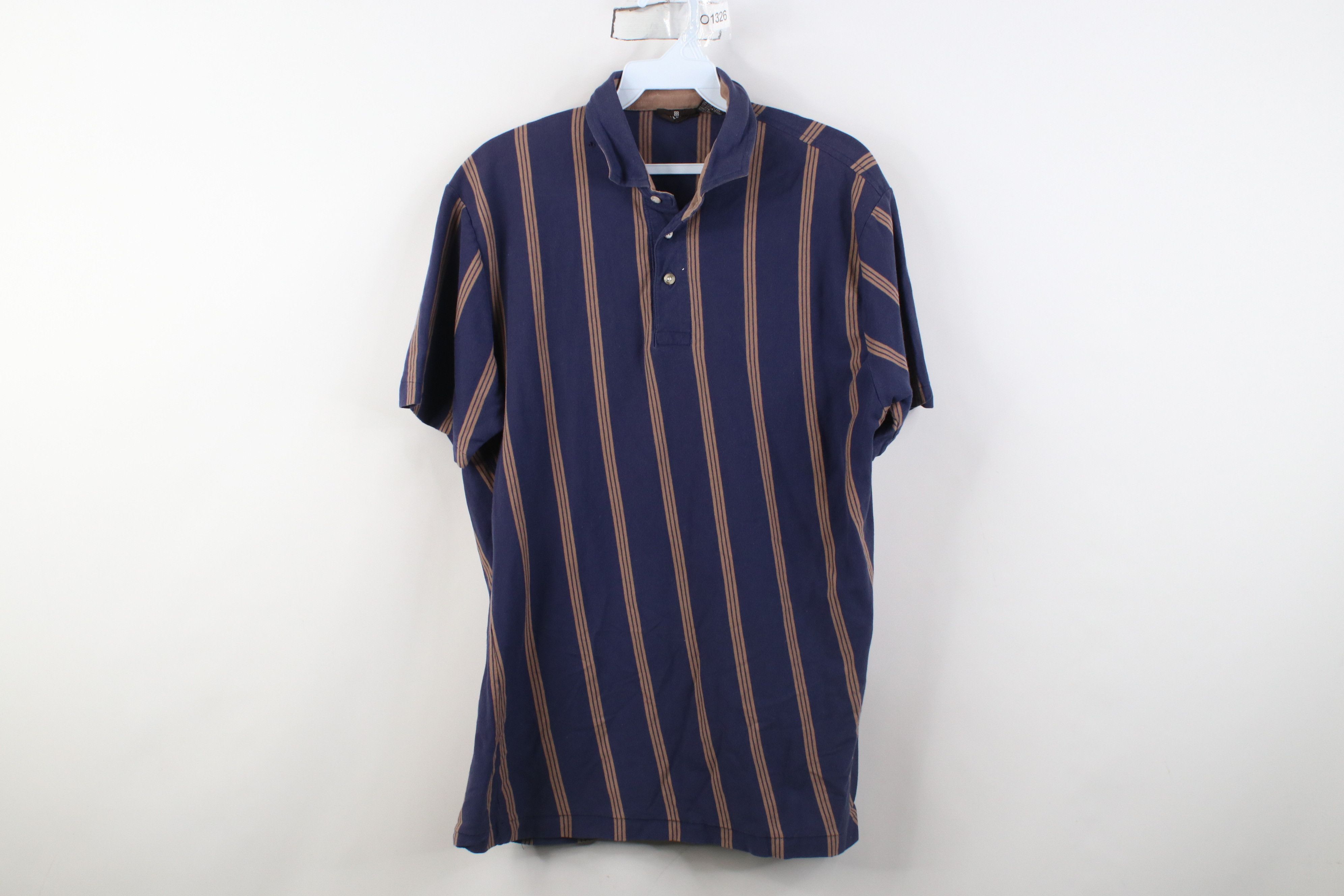 Vintage Vintage 70s 80s Streetwear Knit Golf Polo Shirt Japan Size US L / EU 52-54 / 3 - 1 Thumbnail