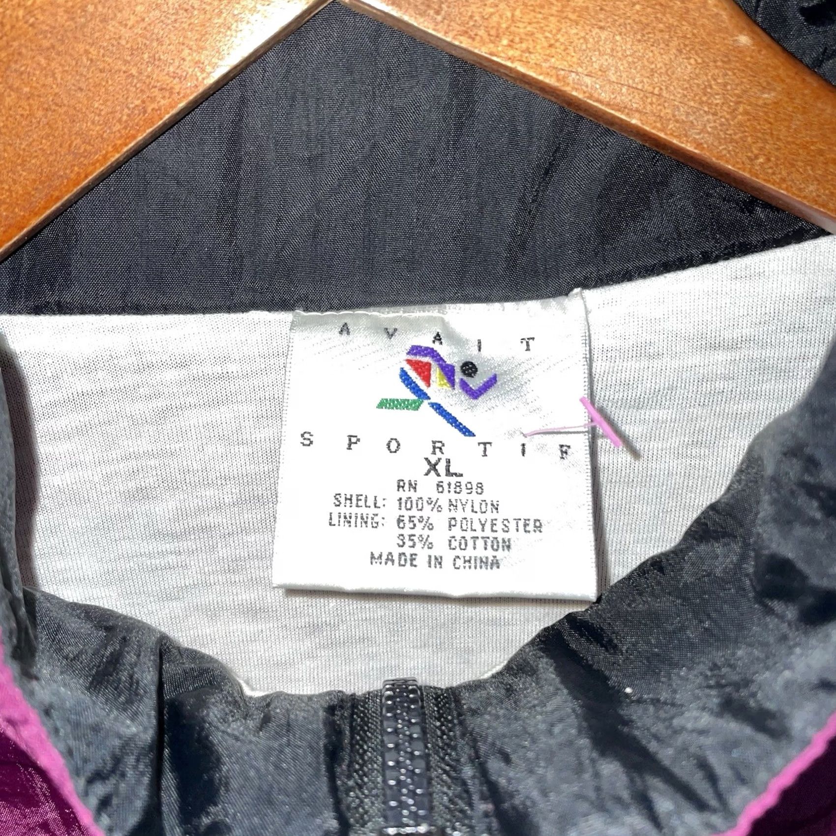 Vintage VTG Sportif Nylon windbreaker Jacket Mens Size XL Full-Zip Ava It Size US XL / EU 56 / 4 - 4 Thumbnail