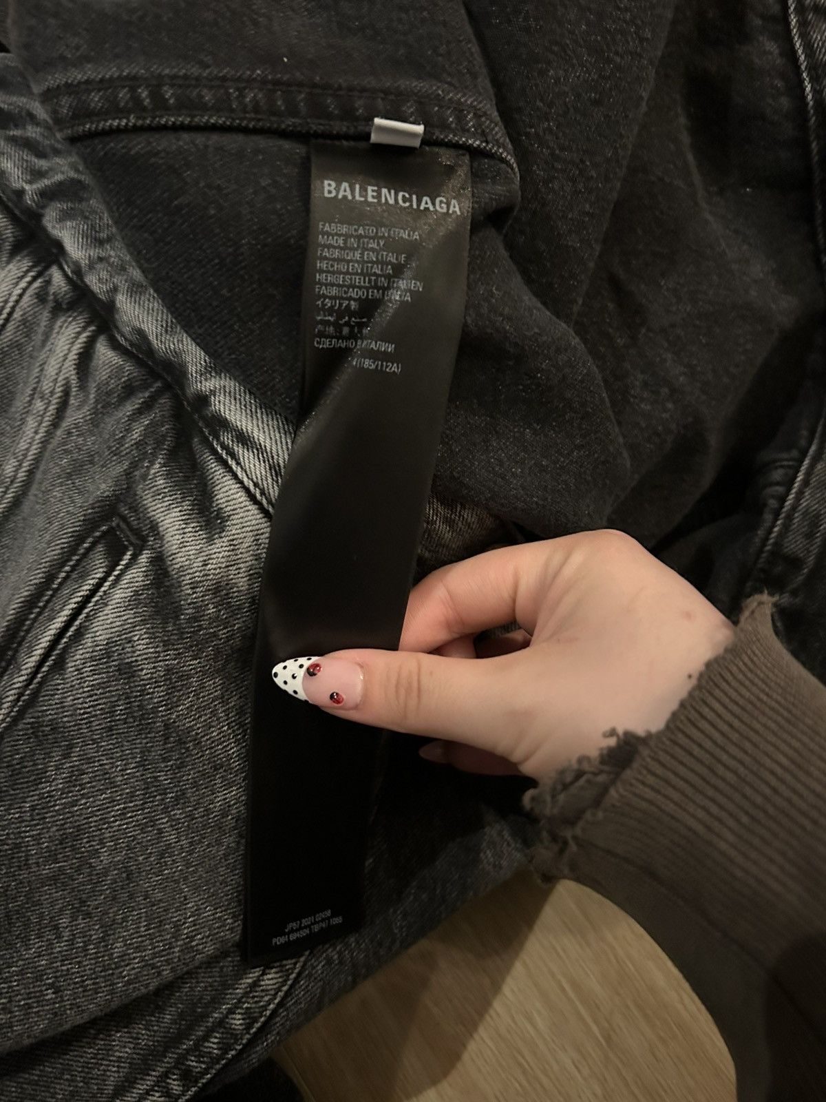 Balenciaga Balenciaga Metal Denim Jacket Oversized Size US XL / EU 56 / 4 - 7 Thumbnail