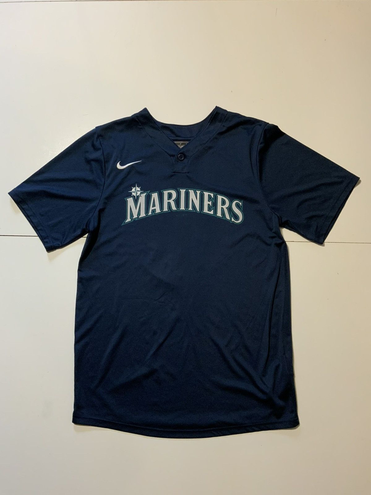 Nike Nike MLB Seattle Mariners Baseball S/S Shirt Jersey Size US S / EU 44-46 / 1 - 1 Thumbnail