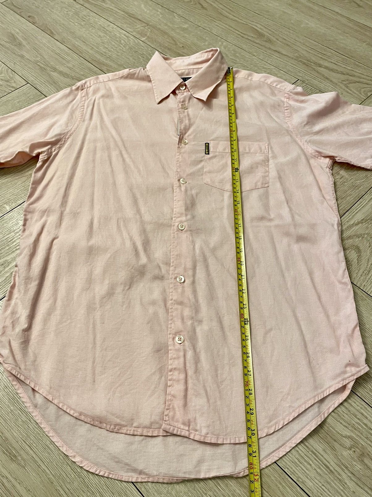 Armani Vintage Armani Jeans Shirt Mens Short Sleeve Button Up AJ Size US L / EU 52-54 / 3 - 17 Thumbnail