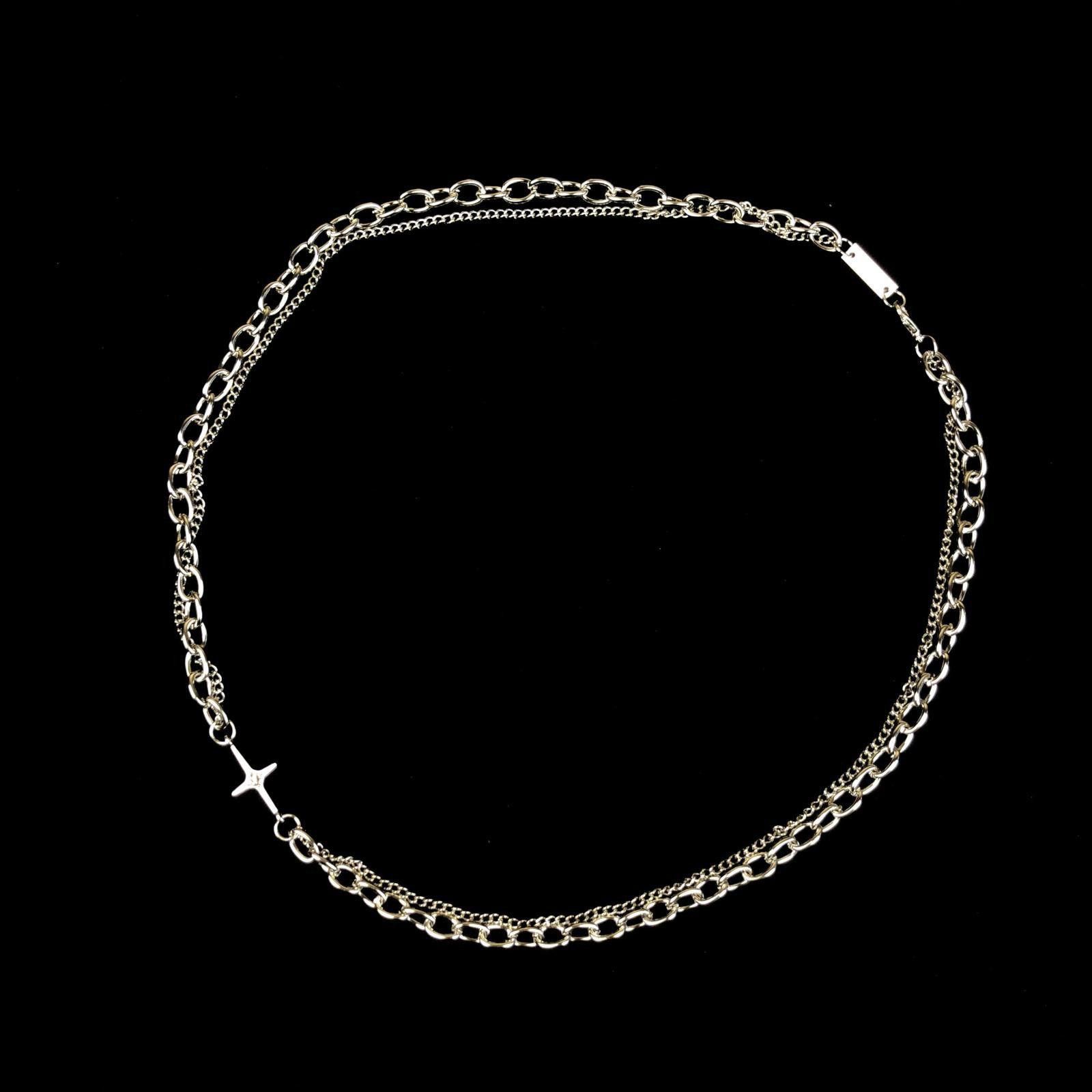Jewelry Double Layer STAR Chain Size ONE SIZE - 2 Thumbnail