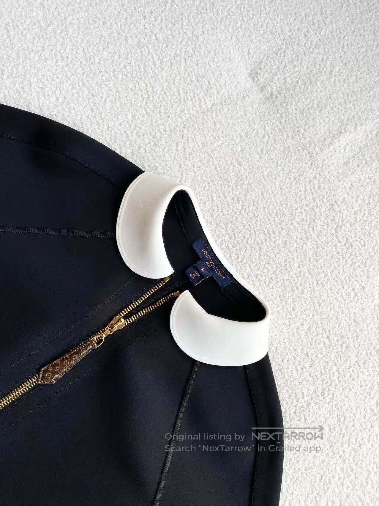 Louis Vuitton Louis Vuitton Doll collar black dress| Size XXS / US 00 / IT 34 - 4 Thumbnail