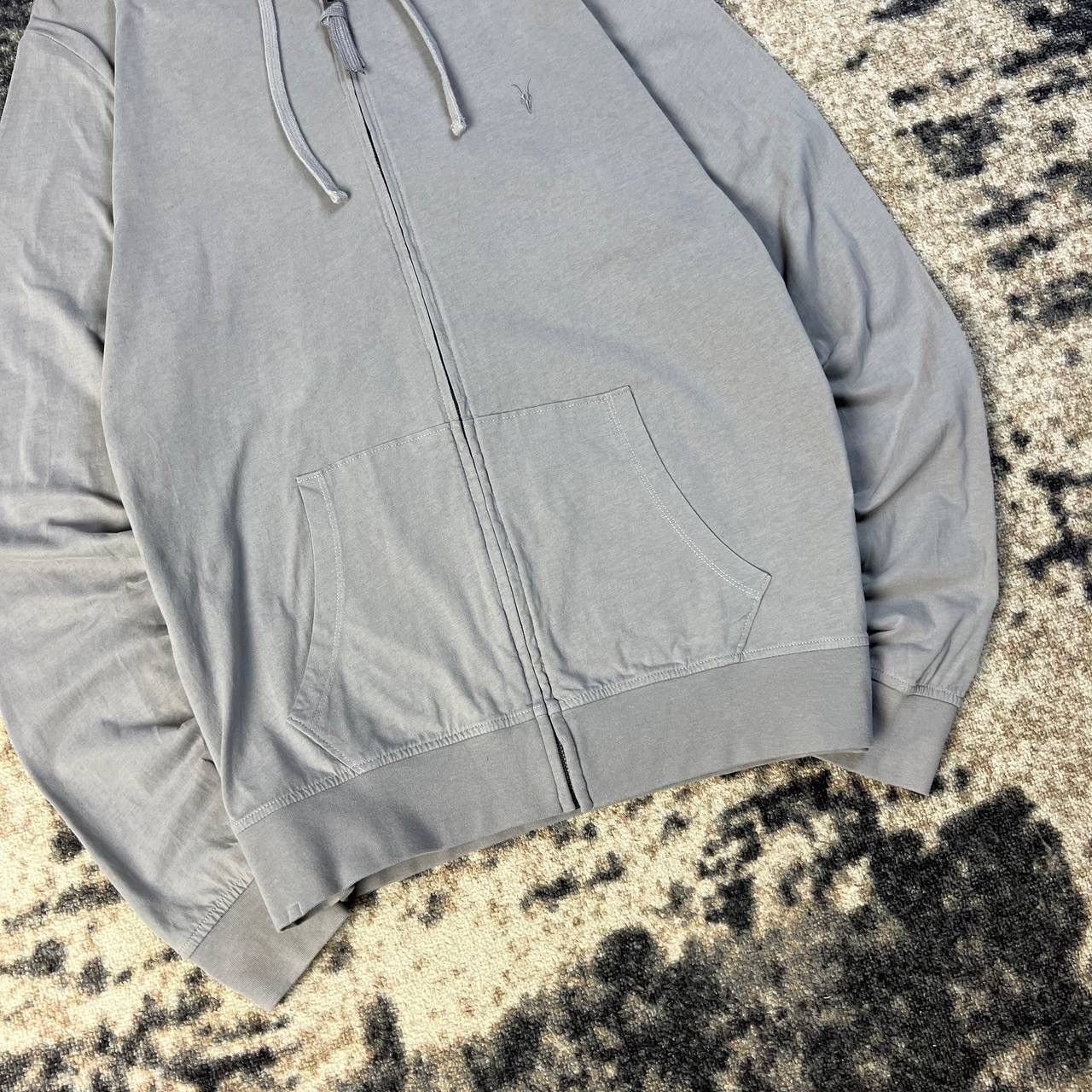 Allsaints Allsaints Luxury Mini Logo Zip Up Light Hoodie Size US L / EU 52-54 / 3 - 3 Thumbnail