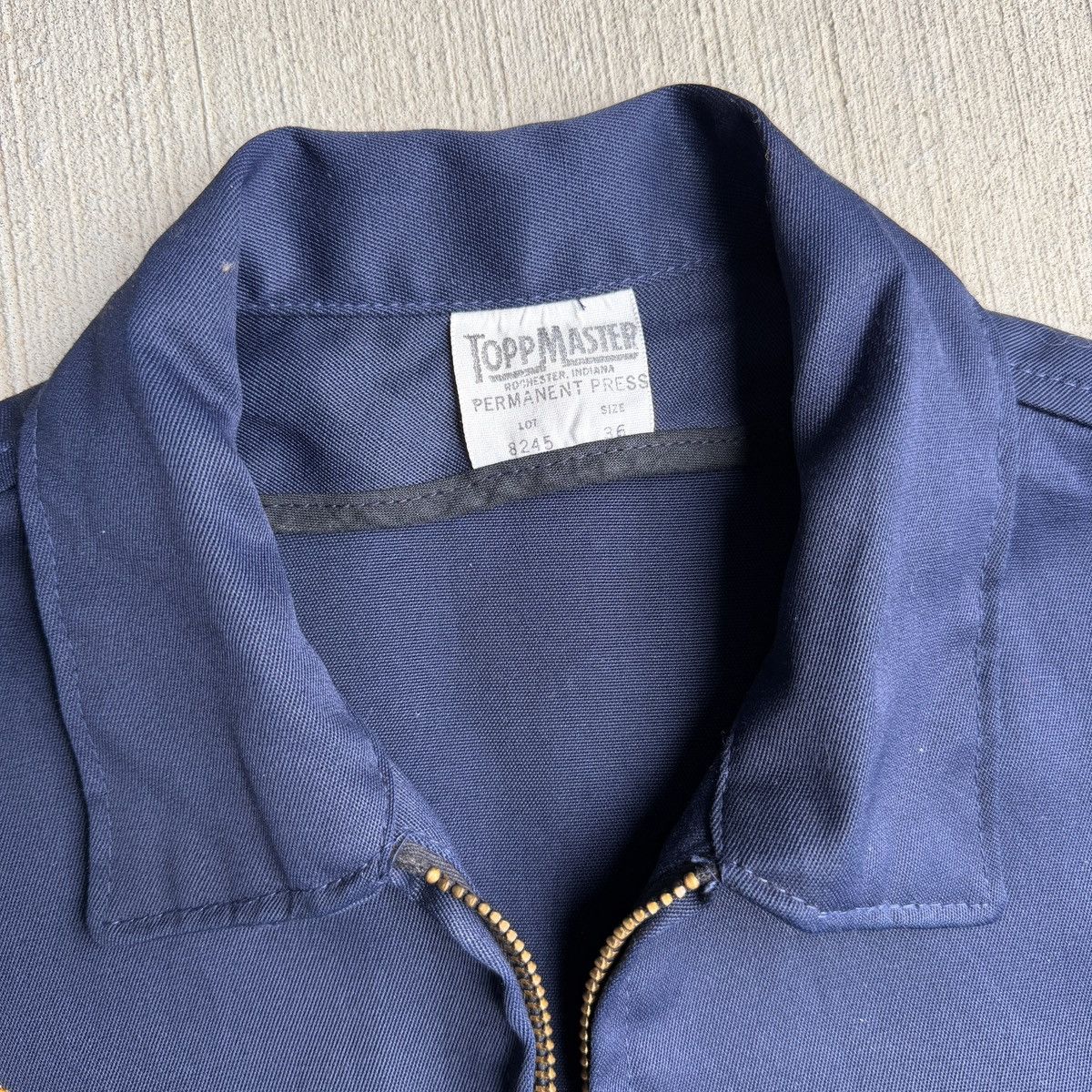 Vintage Vintage 1960s Chain Stitched ToppMaster Work Jacket Size US S / EU 44-46 / 1 - 7 Thumbnail