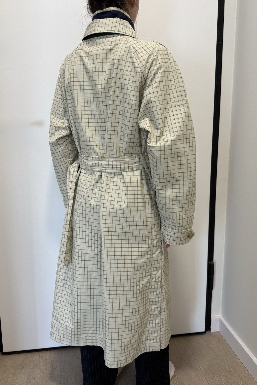 Lacoste Lacoste Trench Coat Jacket Womens Checked size 38 Size XS / US 0-2 / IT 36-38 - 9 Thumbnail