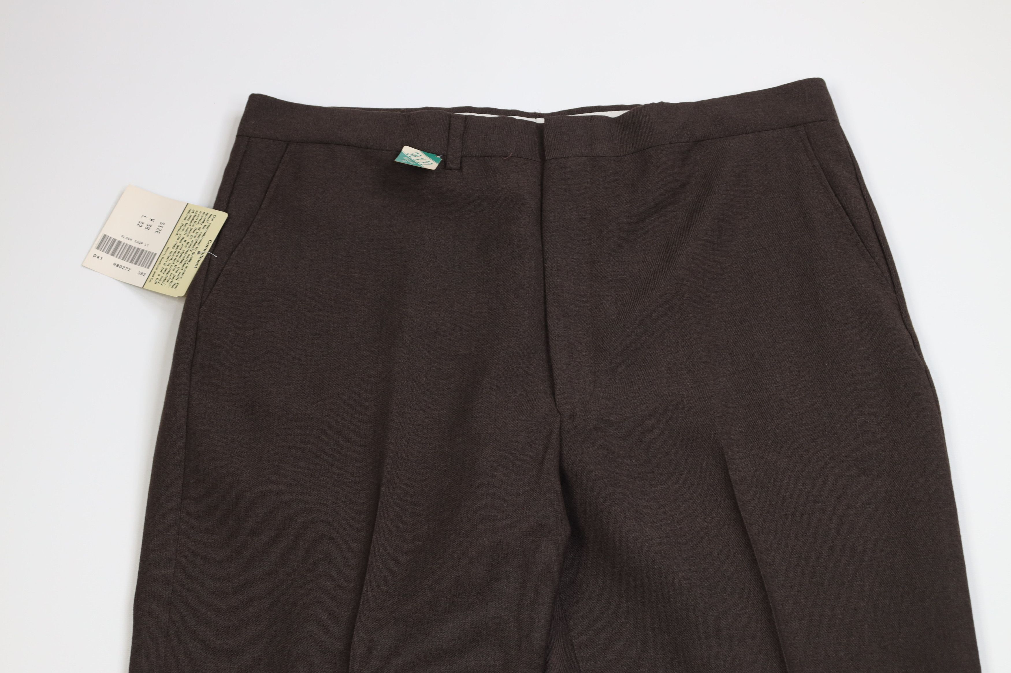 Vintage Deadstock Vintage 70s Streetwear Wide Leg Pants Brown USA Size US 38 / EU 54 - 2 Thumbnail