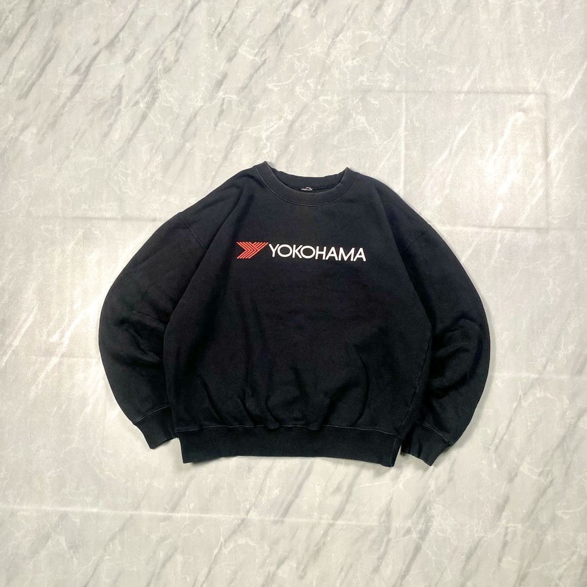 Japanese Brand Vintge Yokohama Battery Boxy Crewneck Size US M / EU 48-50 / 2 - 1 Thumbnail
