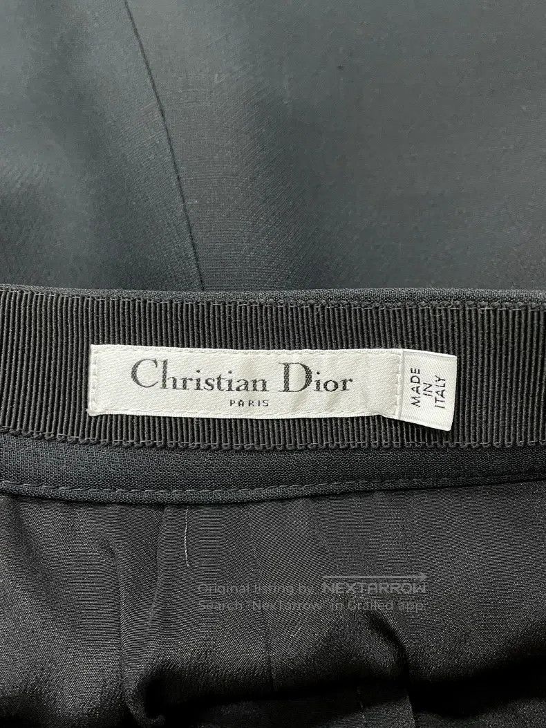 Dior Dior Black belt tie skirt pants Size 25" / US 0 / IT 36 - 5 Thumbnail