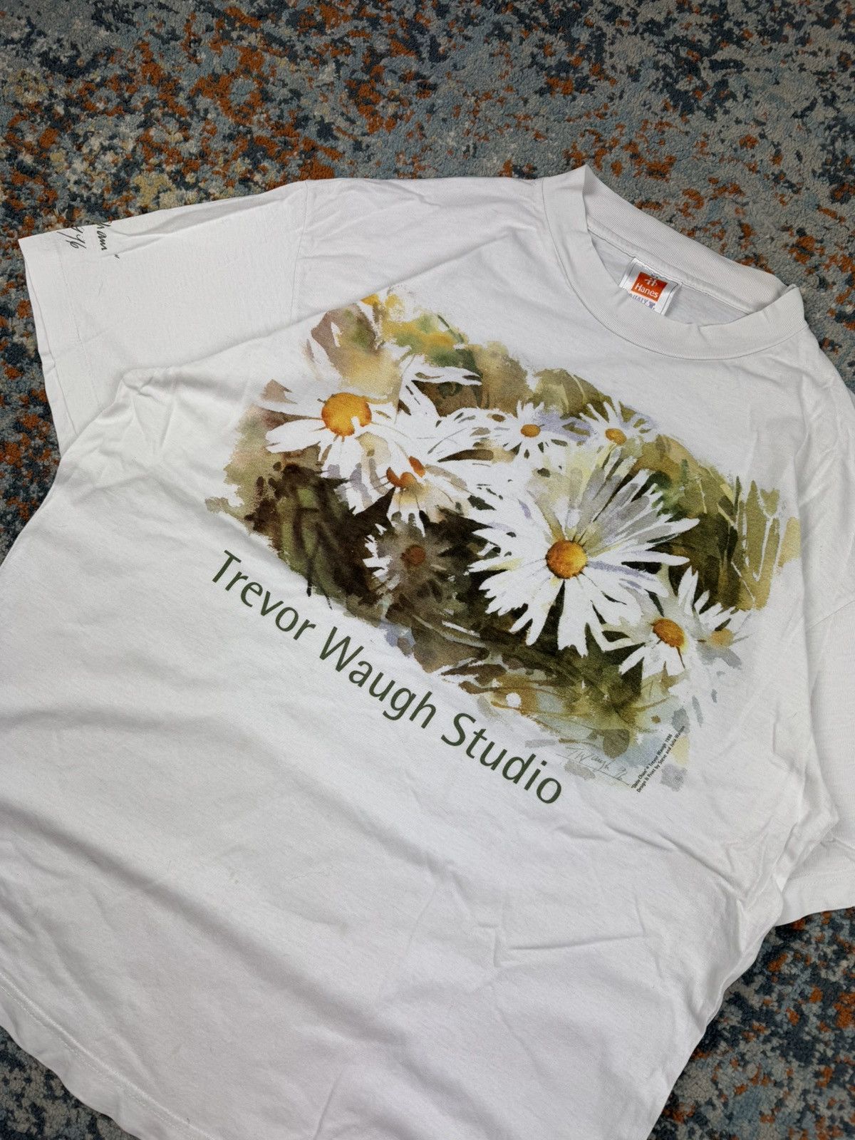 Vintage Vintage 1996 Daisy Cham by Trevor Waugh graphic art tee Size US XL / EU 56 / 4 - 3 Thumbnail