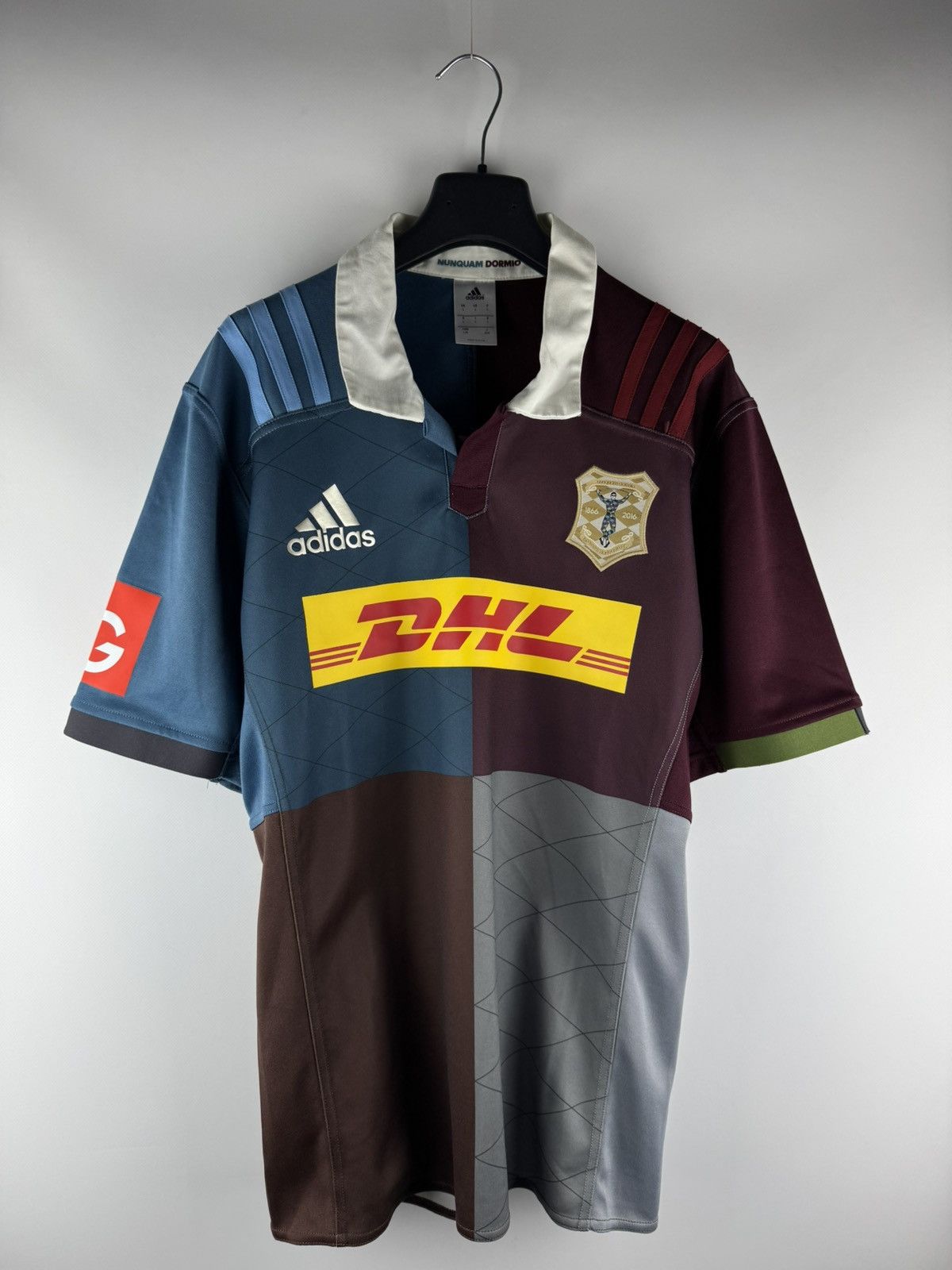 2016-17 Harlequins Rugby Adidas 150th Anniversary Home Shirt