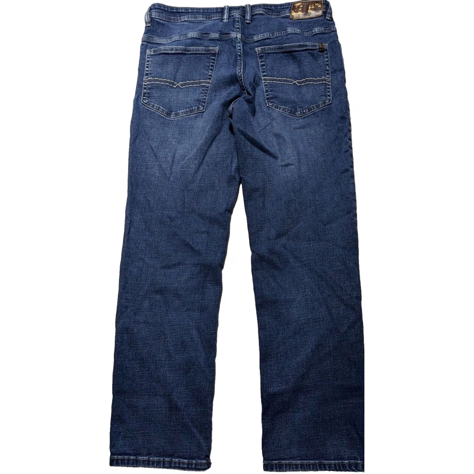 Buffalo David Bitton BUFFALO DAVID BITTON JACKSON STRAIGHT STRETCH Men 36X30 Cotton Blend Blue Jeans Size US 36 / EU 52 - 2 Thumbnail