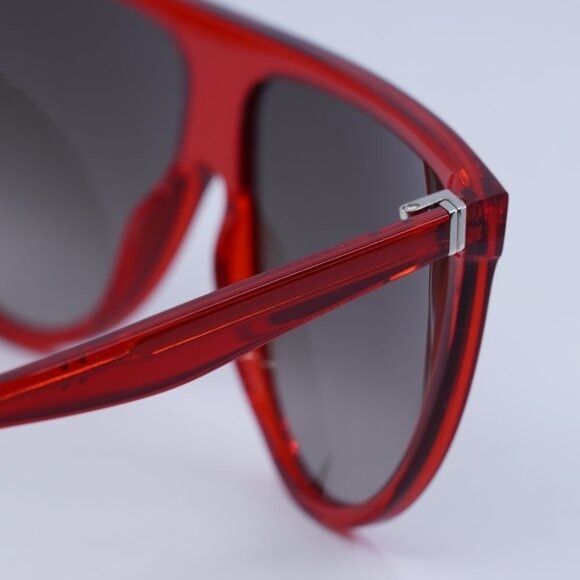 Celine New Celine CL40006I 66K Sunglasses - Red Frame, Grey Lenses Size ONE SIZE - 6 Thumbnail