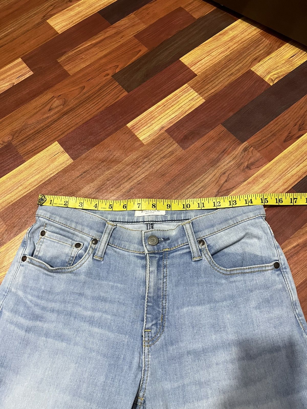 Big John Big John Japan Skinny Fit Light Wash Jeans W30 Size US 30 / EU 46 - 15 Thumbnail