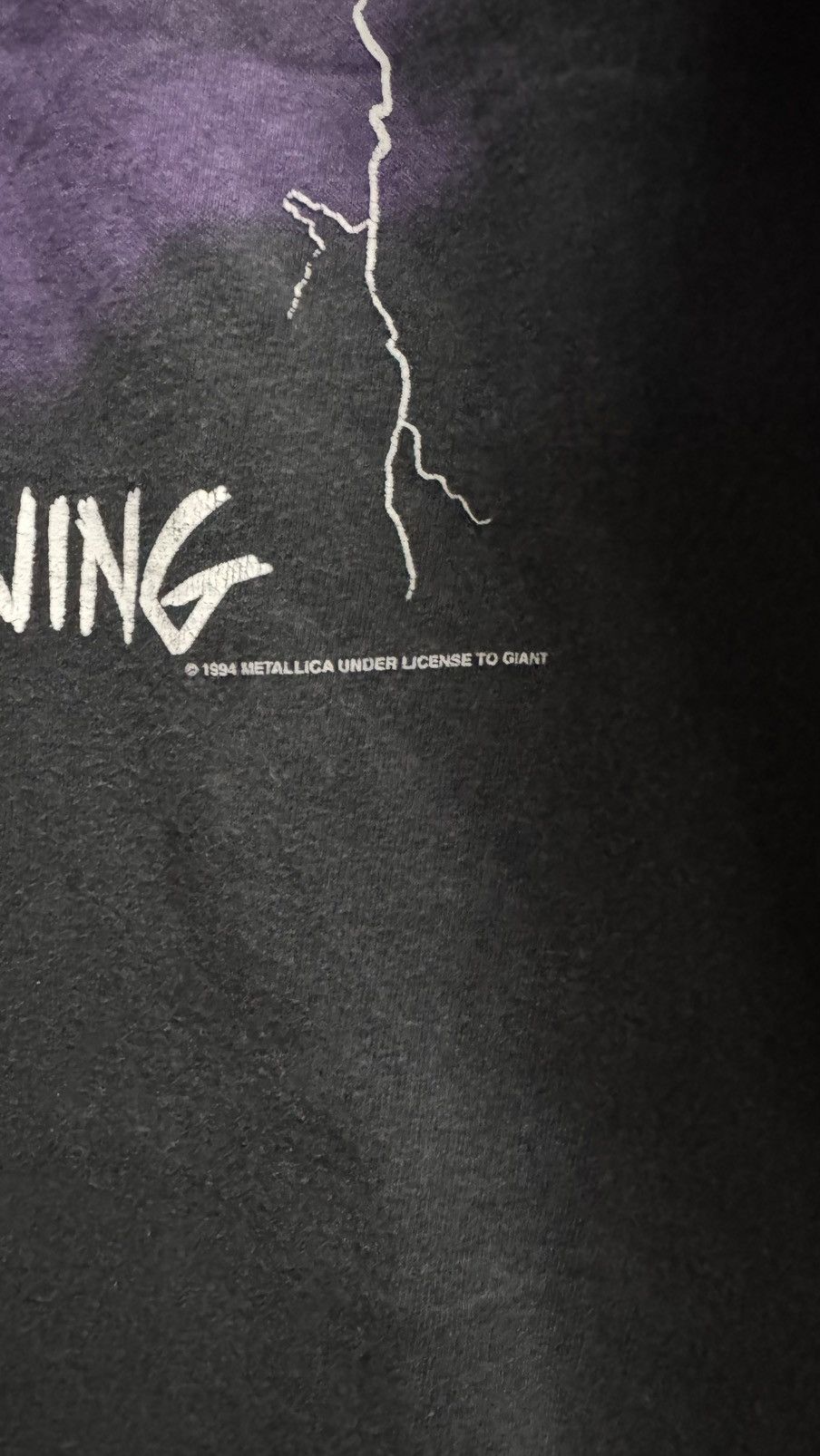 Band Tees × Metallica × Vintage Vintage Metallica Lighting Size US L / EU 52-54 / 3 - 4 Thumbnail