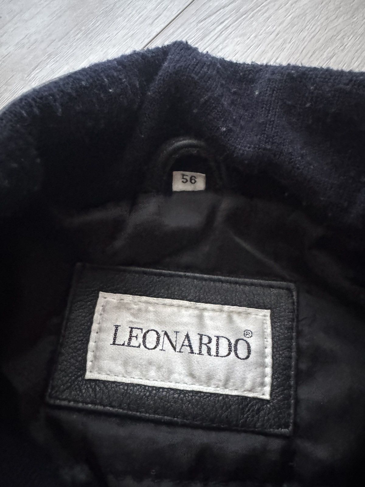 Genuine Leather Leonardo Sportiva Vintage Real Leather Jacket Size US XL / EU 56 / 4 - 6 Thumbnail
