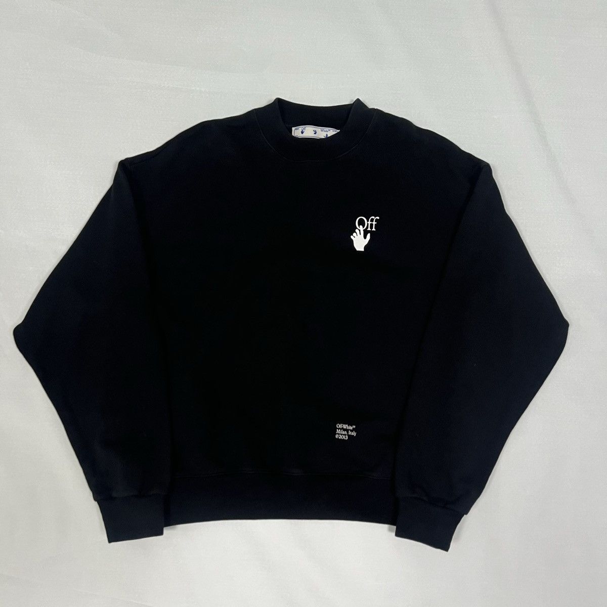 Off-White OFF-WHITE FW21 CARAVAGGIO ARROW PRINTED CREWNECK Size US S / EU 44-46 / 1 - 1 Thumbnail